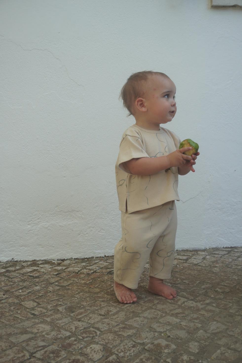 Organic Pima Cotton Kids Tee - Breeze