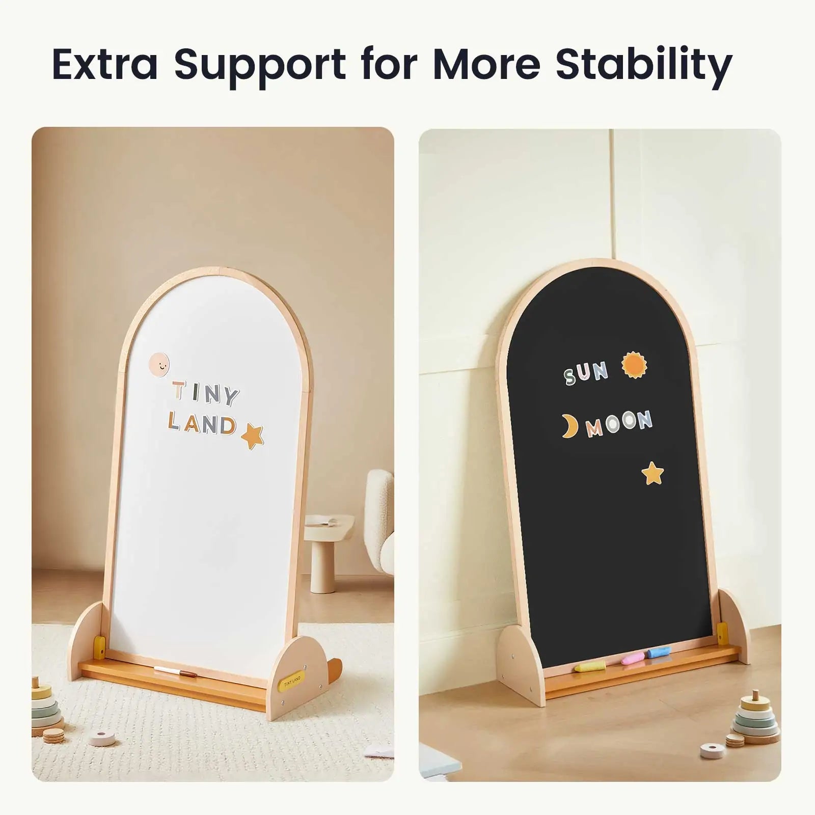 Tiny Land® Double-Sided Arched Magnet Chalkboard