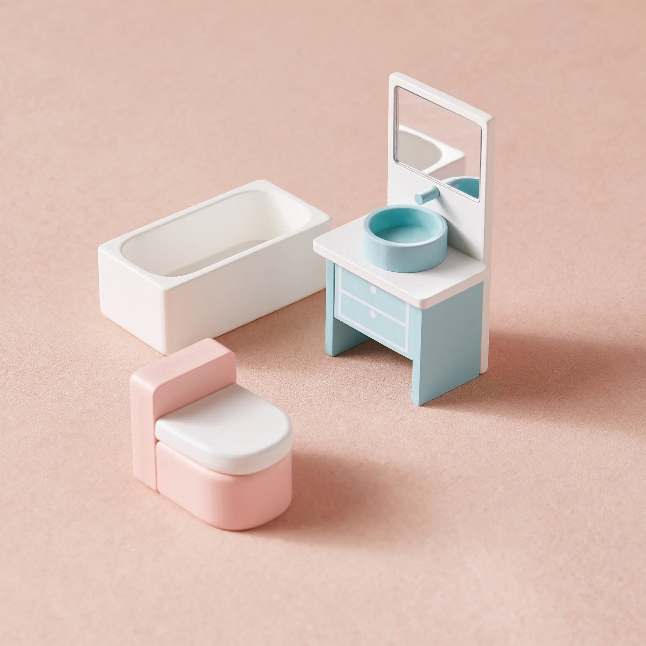 Tiny Land® Love Dollhouse with 30 Furniture Dollhouse Tiny Land