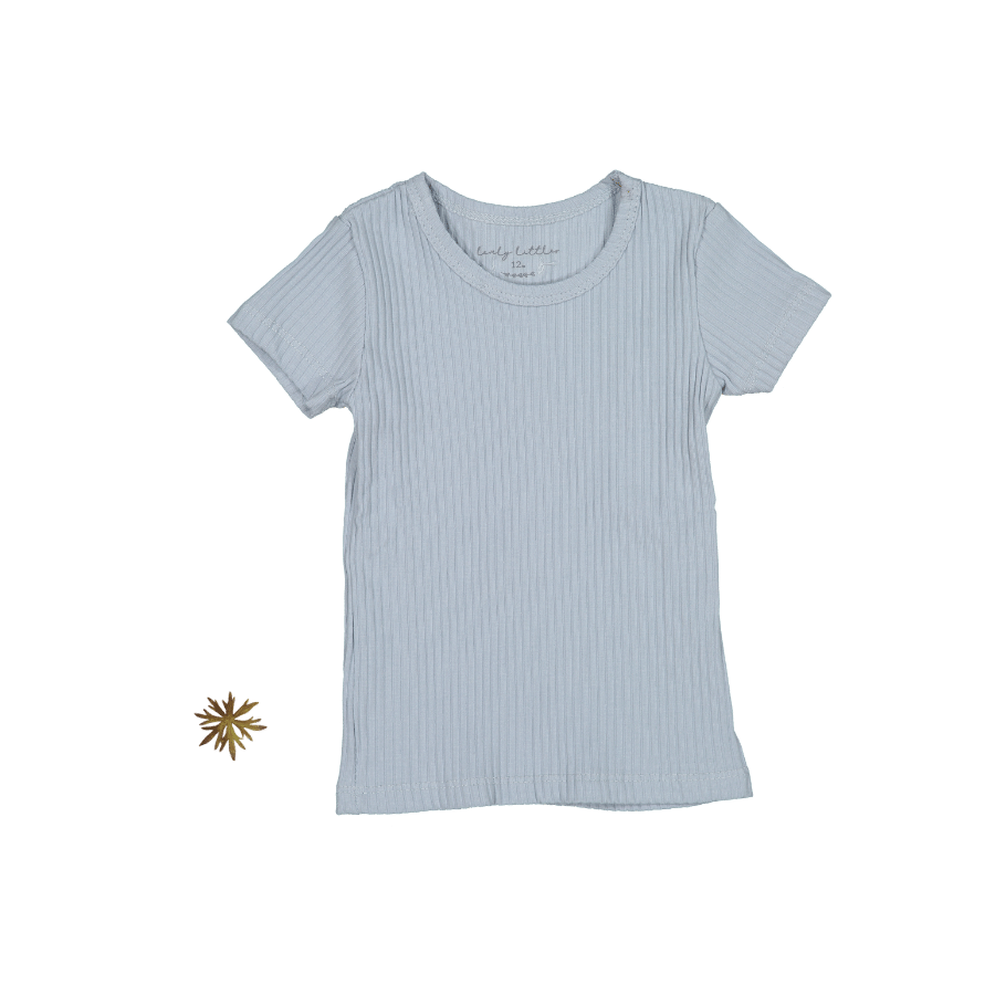 The Short Sleeve Tee - Blue Short Sleeve Tee Lovely Littles