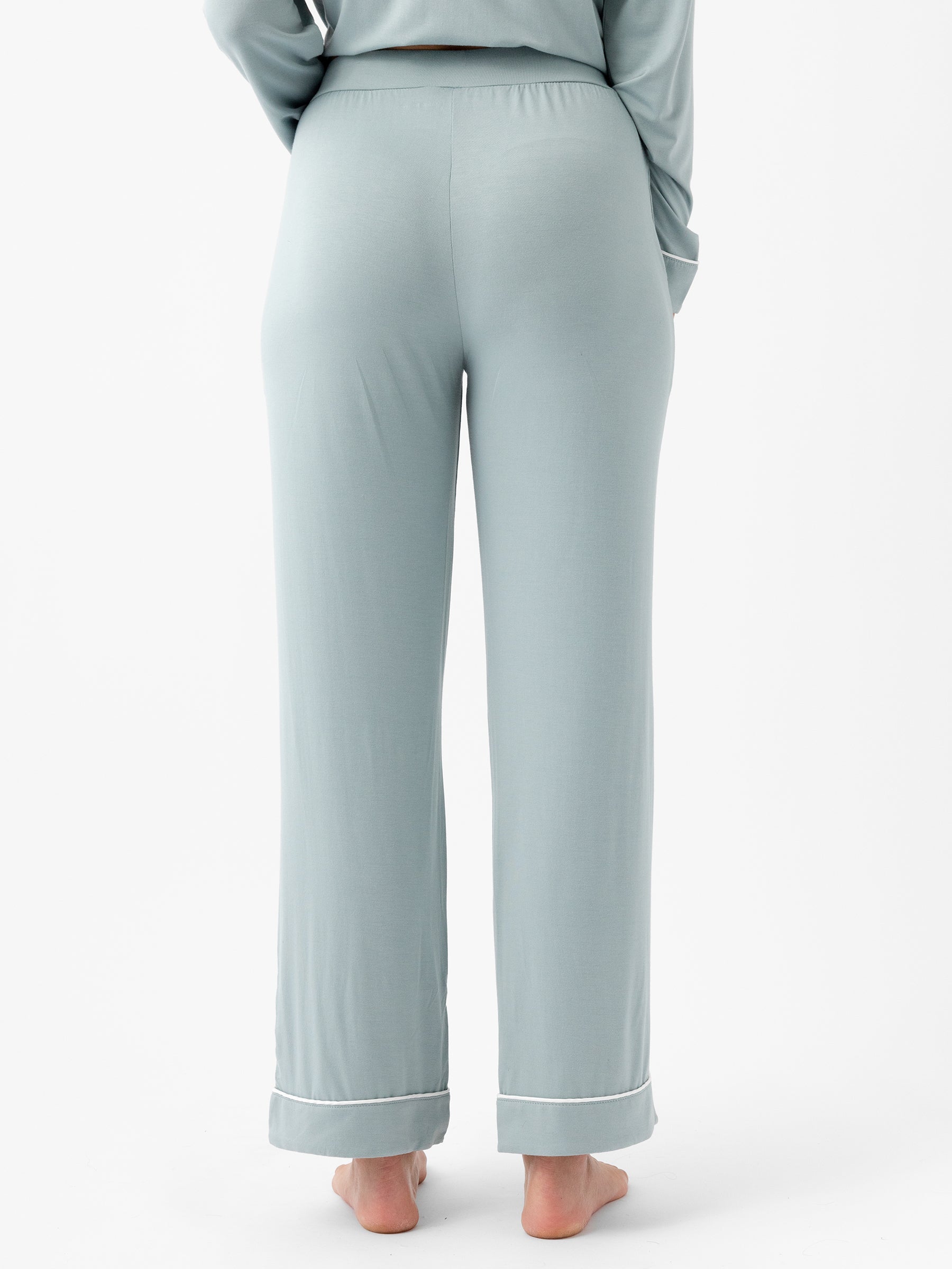 Women's Bamboo Stretch-Knit Short Sleeve & Pant Pajama Set