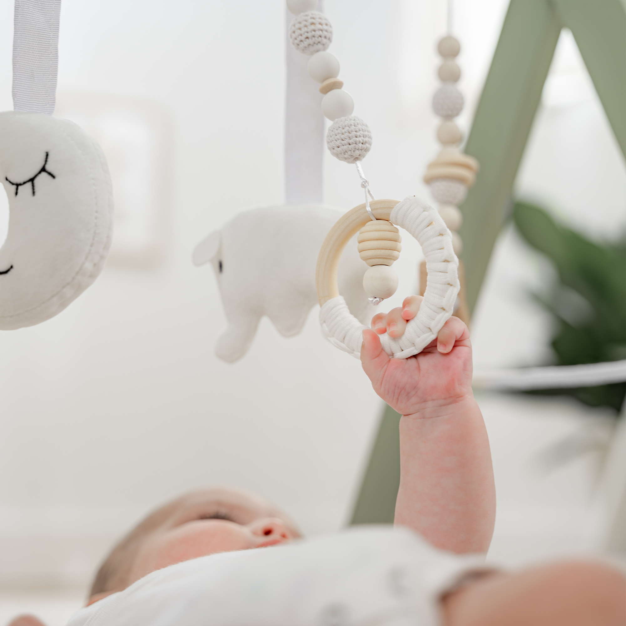 Baby Play Gym by Comfy Cubs in Sage