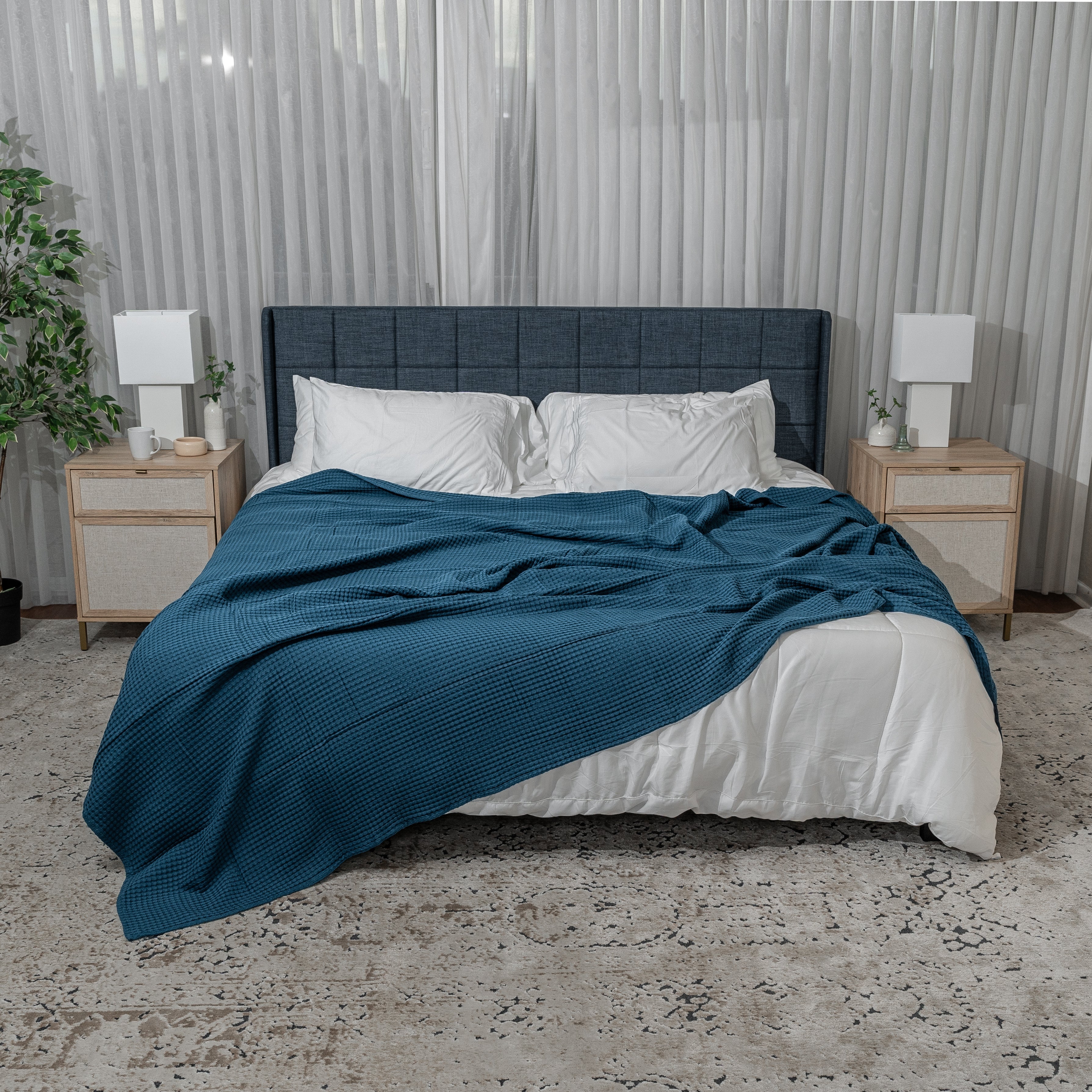 Adult Waffle Blankets in Neptune