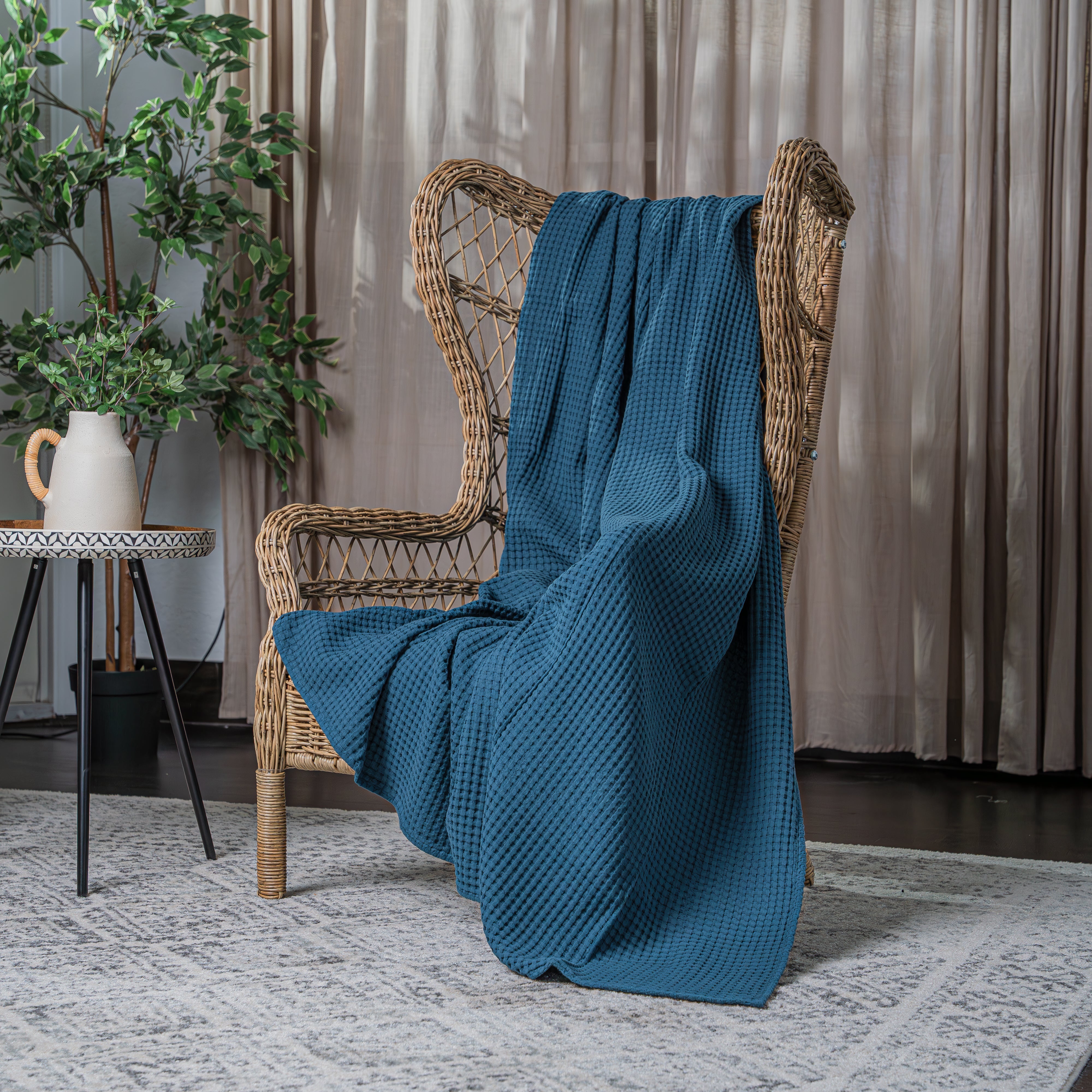 Adult Waffle Blankets in Neptune