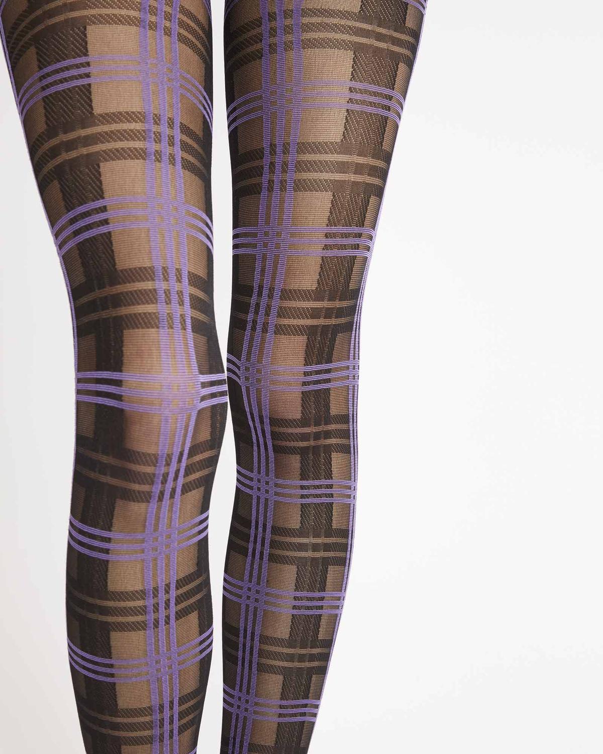 Rodebjer Colab Check Tights - Black