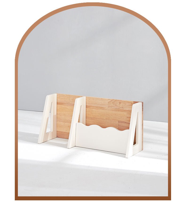 Calla D Desk Bookshelf - Compact Hardwood Organizer for Clutter MesaSilla USA