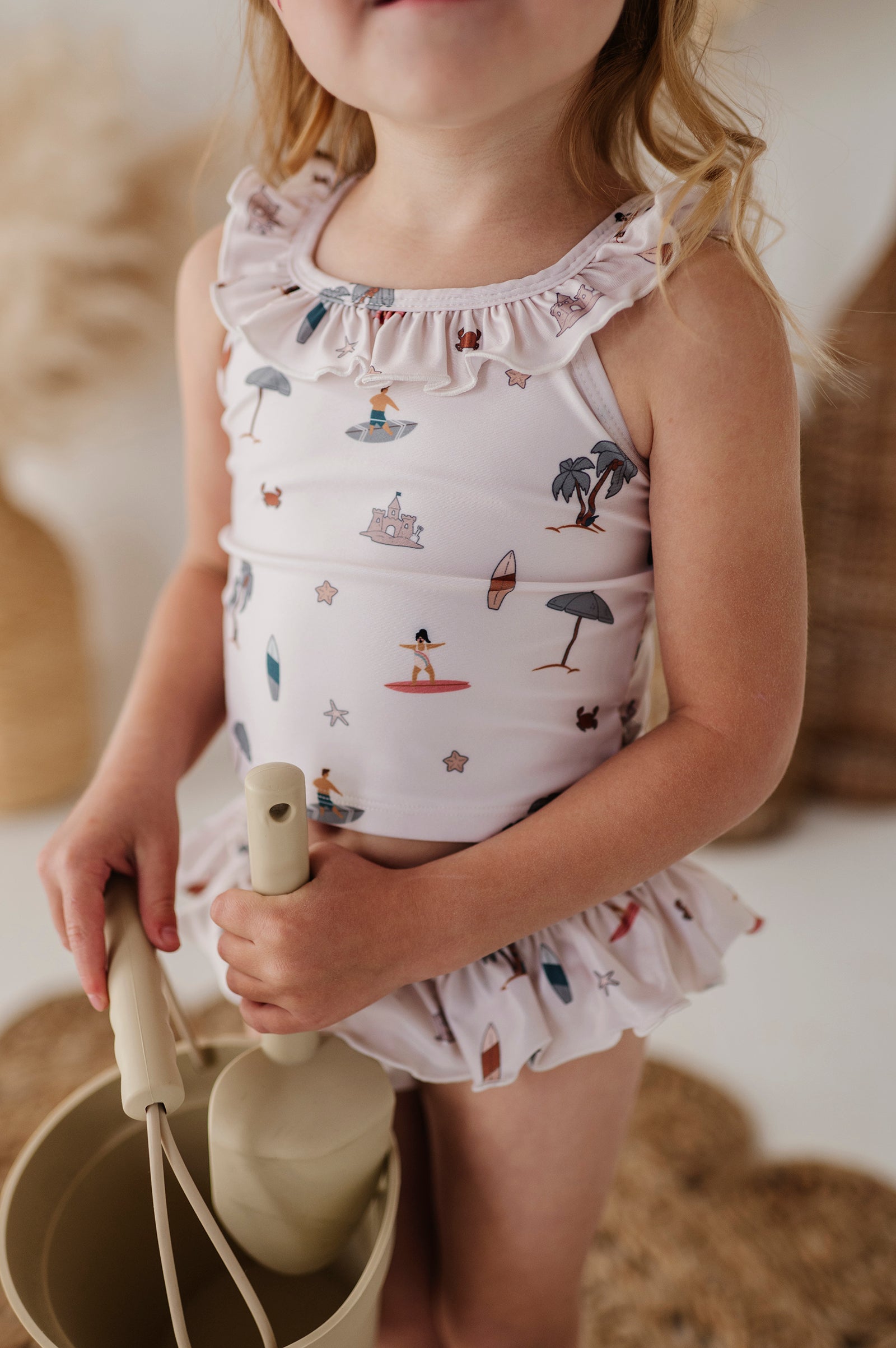 Girl's Two-Piece Tankini Swim Set