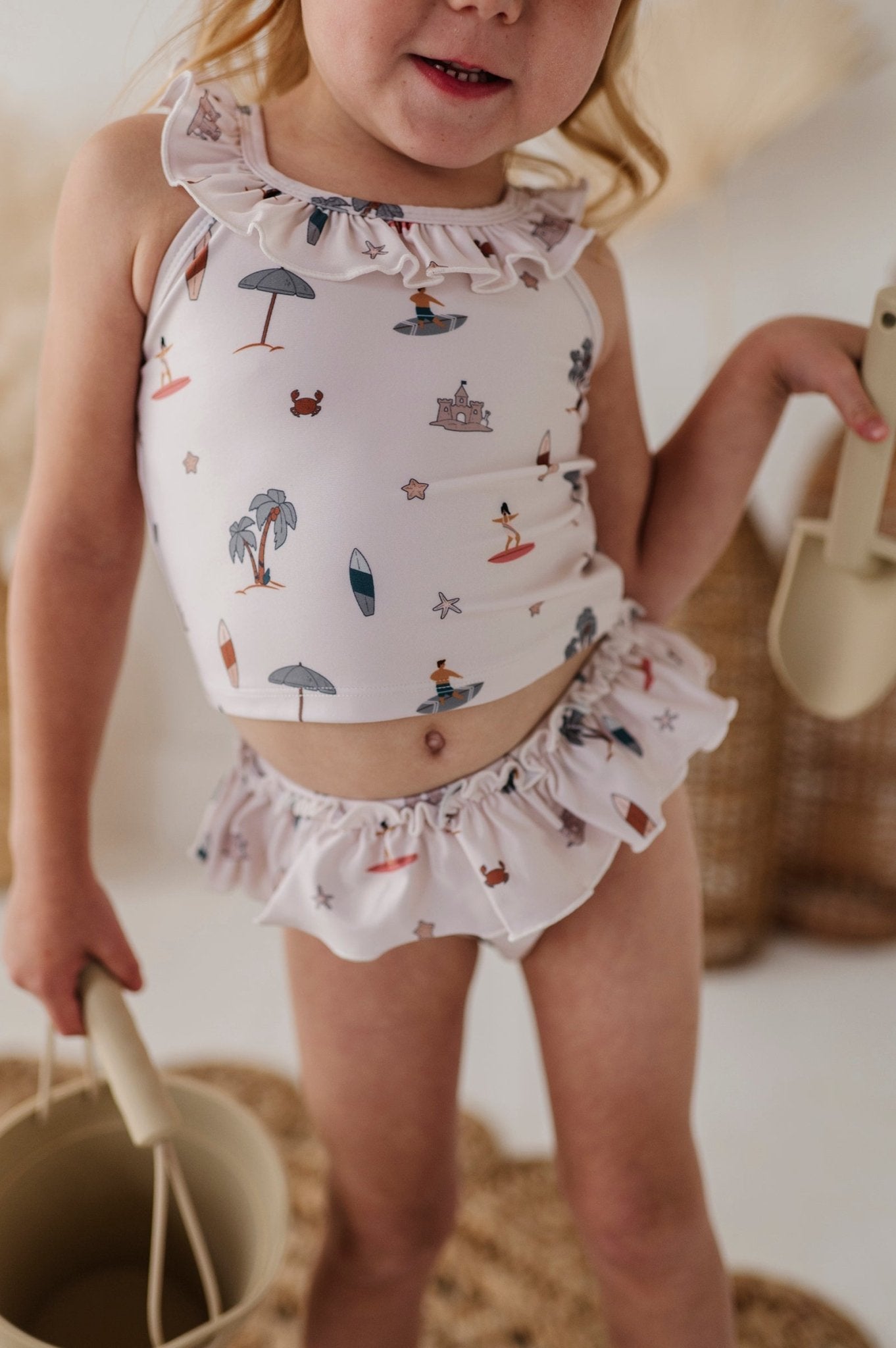 Girl's Two-Piece Tankini Swim Set