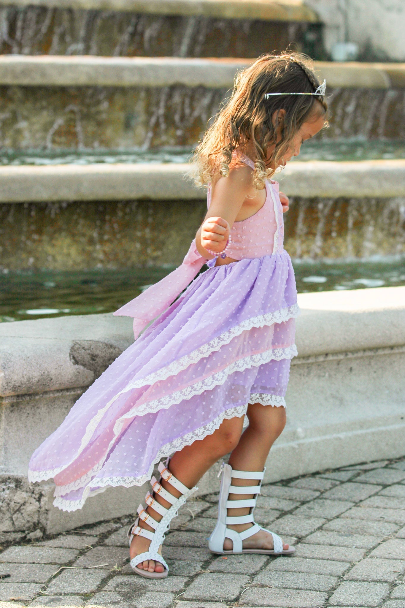 Rapunzel's Dream Hi-Lo Dress - READY TO SHIP