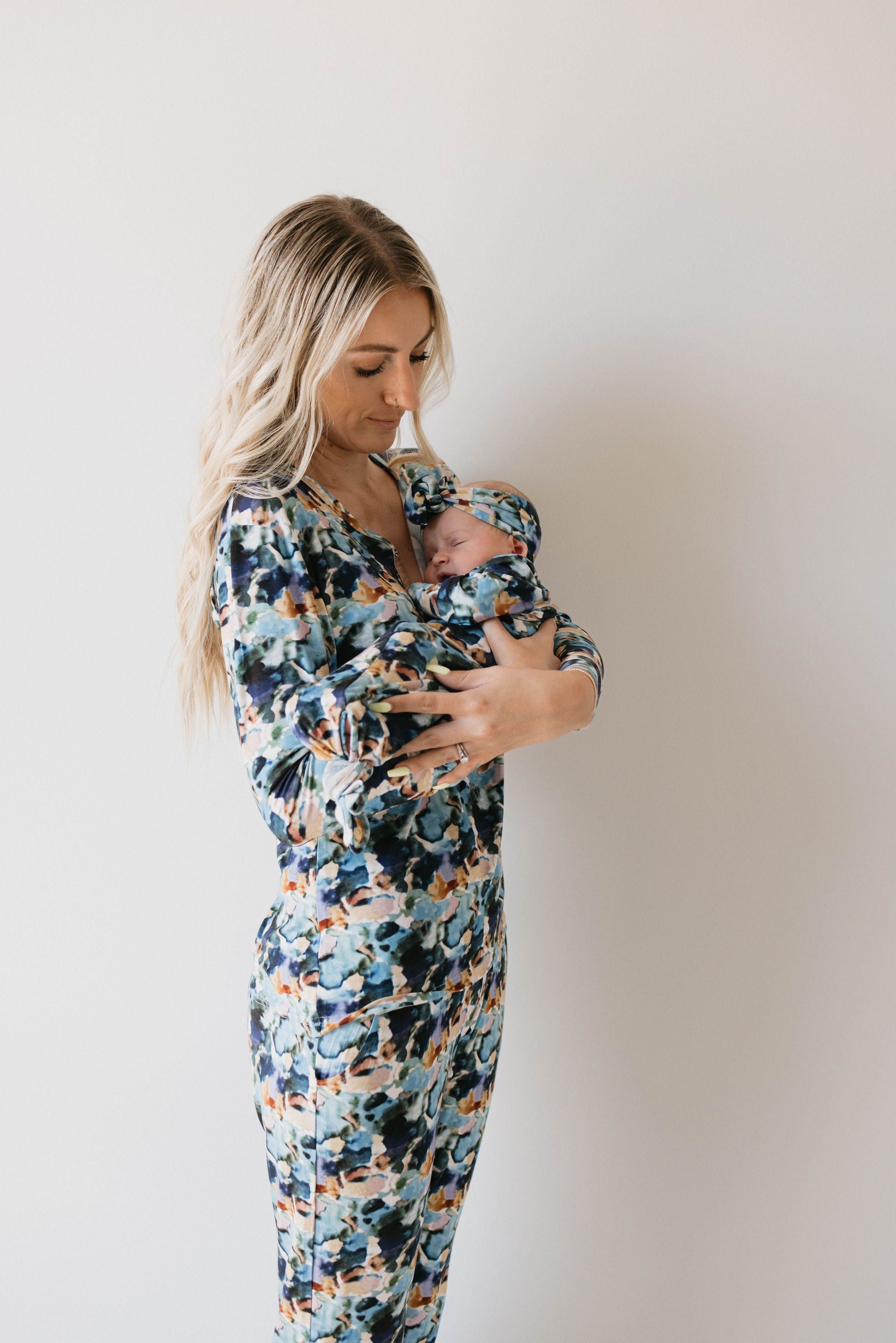 Bamboo Knotted Gown | Charli Print  forever french baby