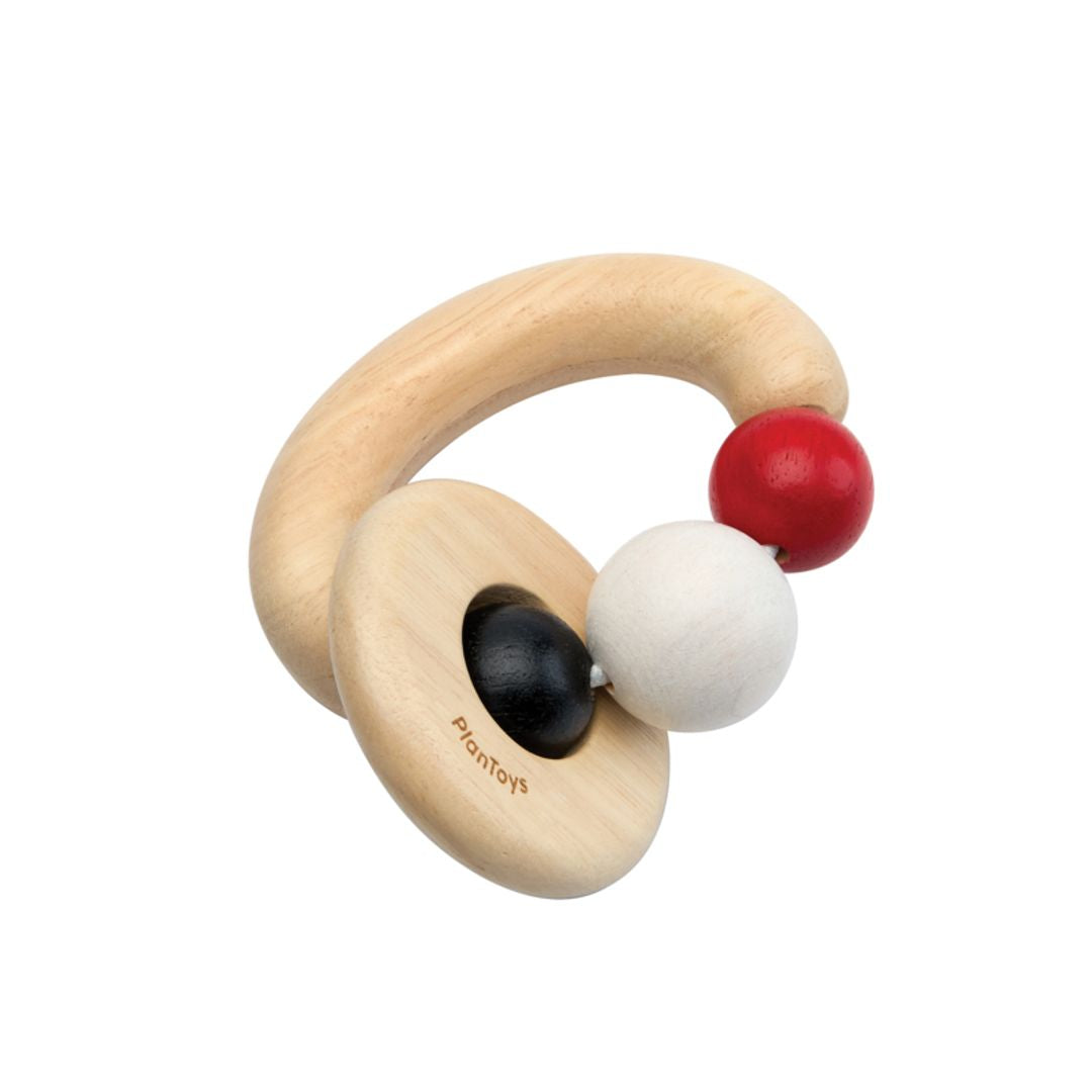 Beads Rattle - High Contrast