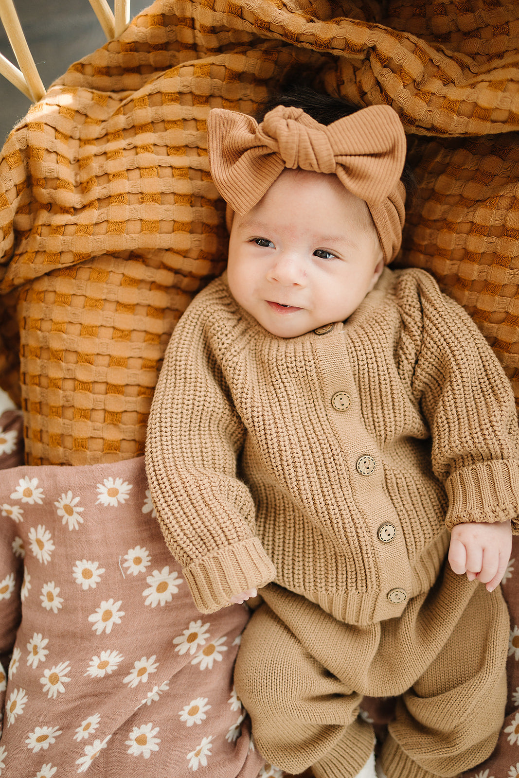 Daisy Dream Muslin Swaddle Blanket Mebie Baby