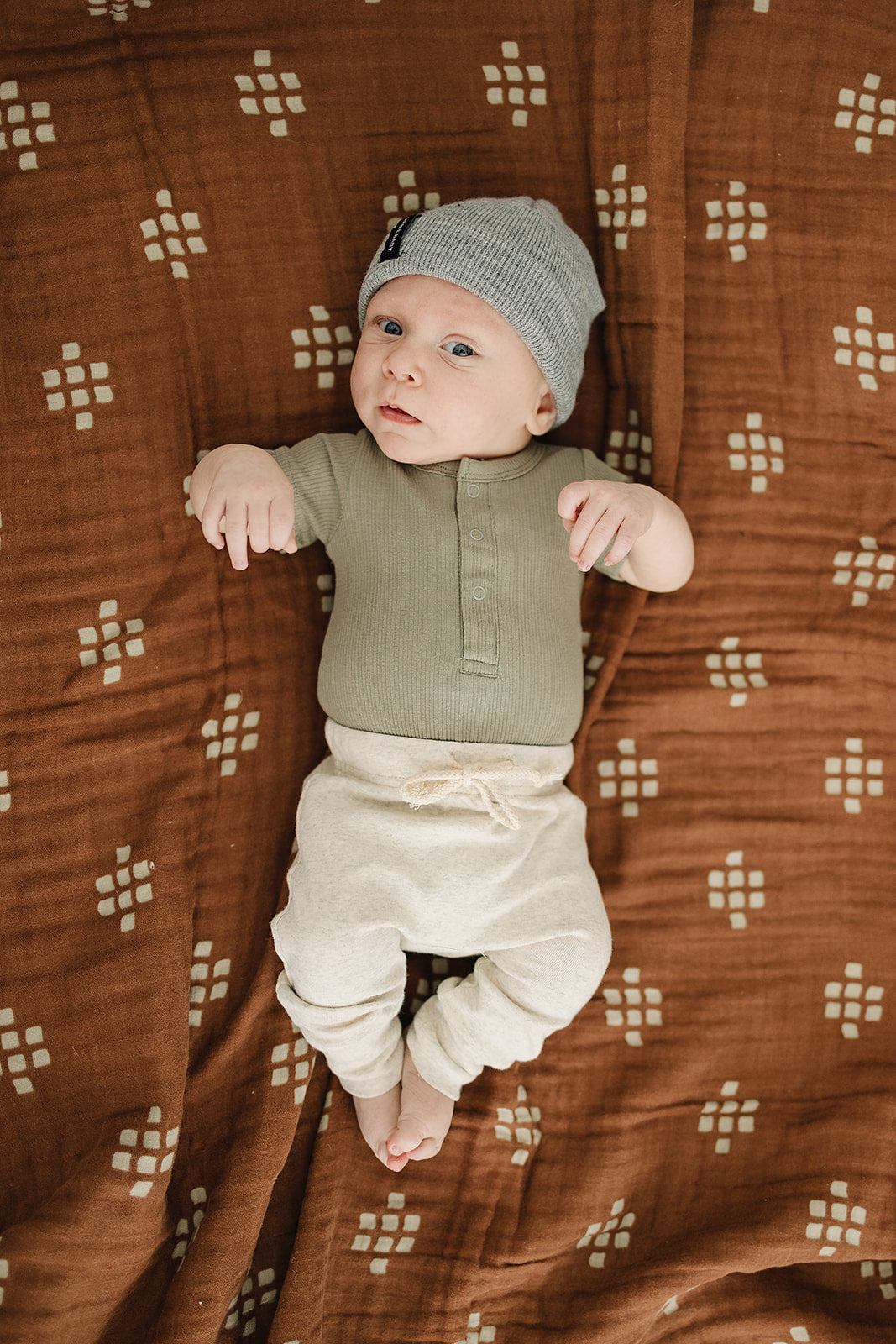 Green Organic Cotton Ribbed Snap Bodysuit Mebie Baby