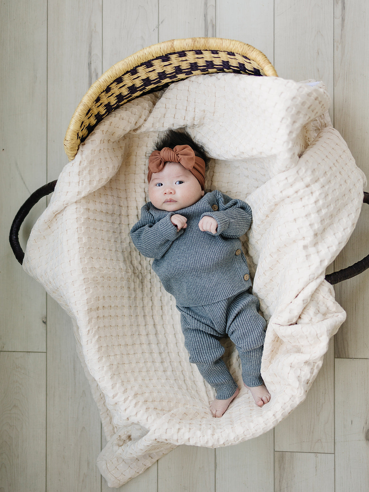 Rust Bamboo Head Wrap Mebie Baby