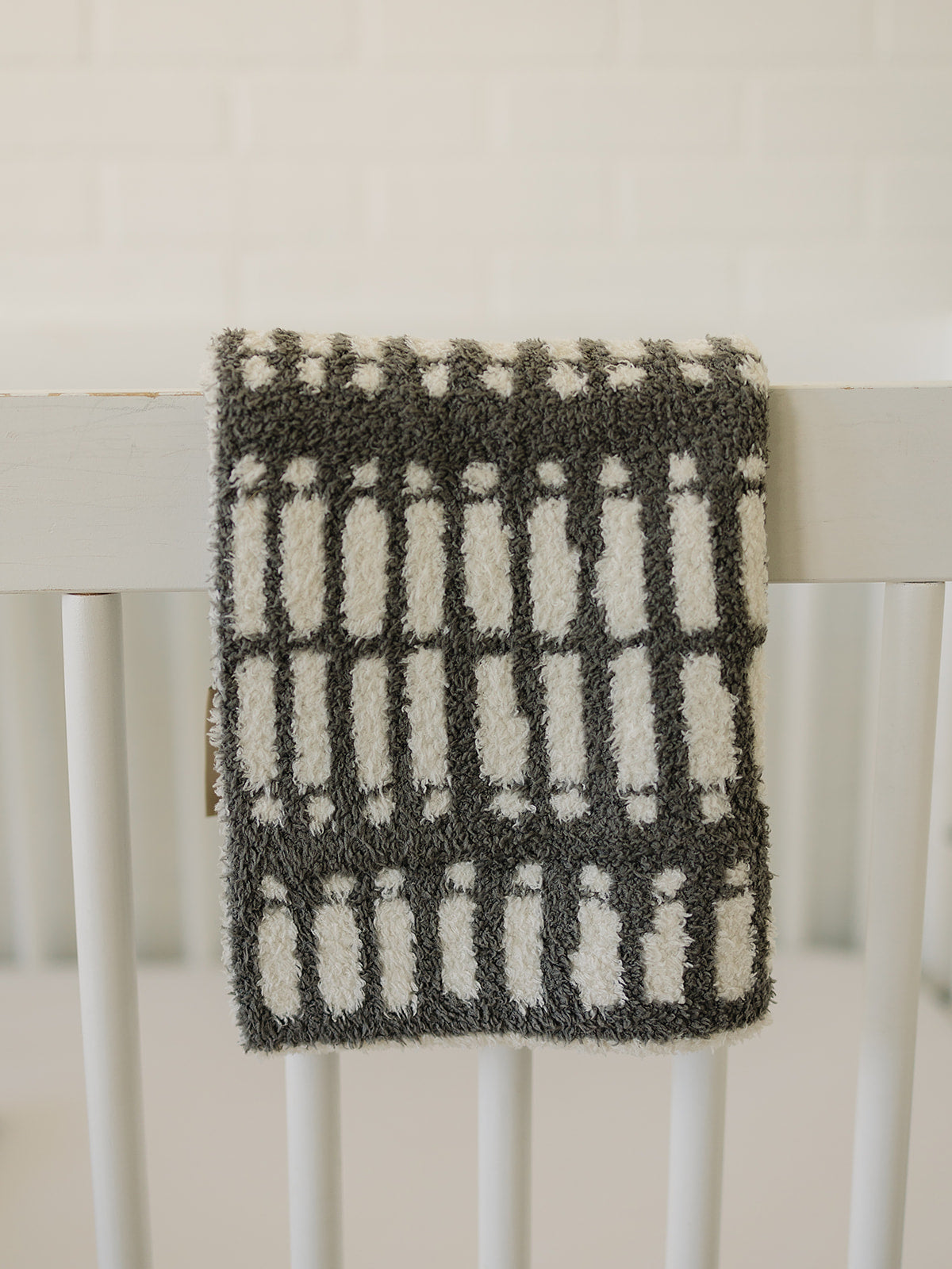 Grey Plush Blanket Mebie Baby