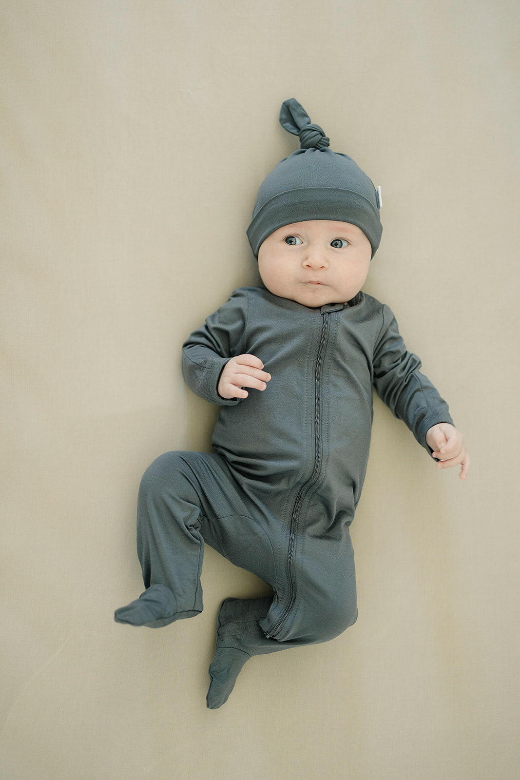 Charcoal Bamboo Zipper  Mebie Baby