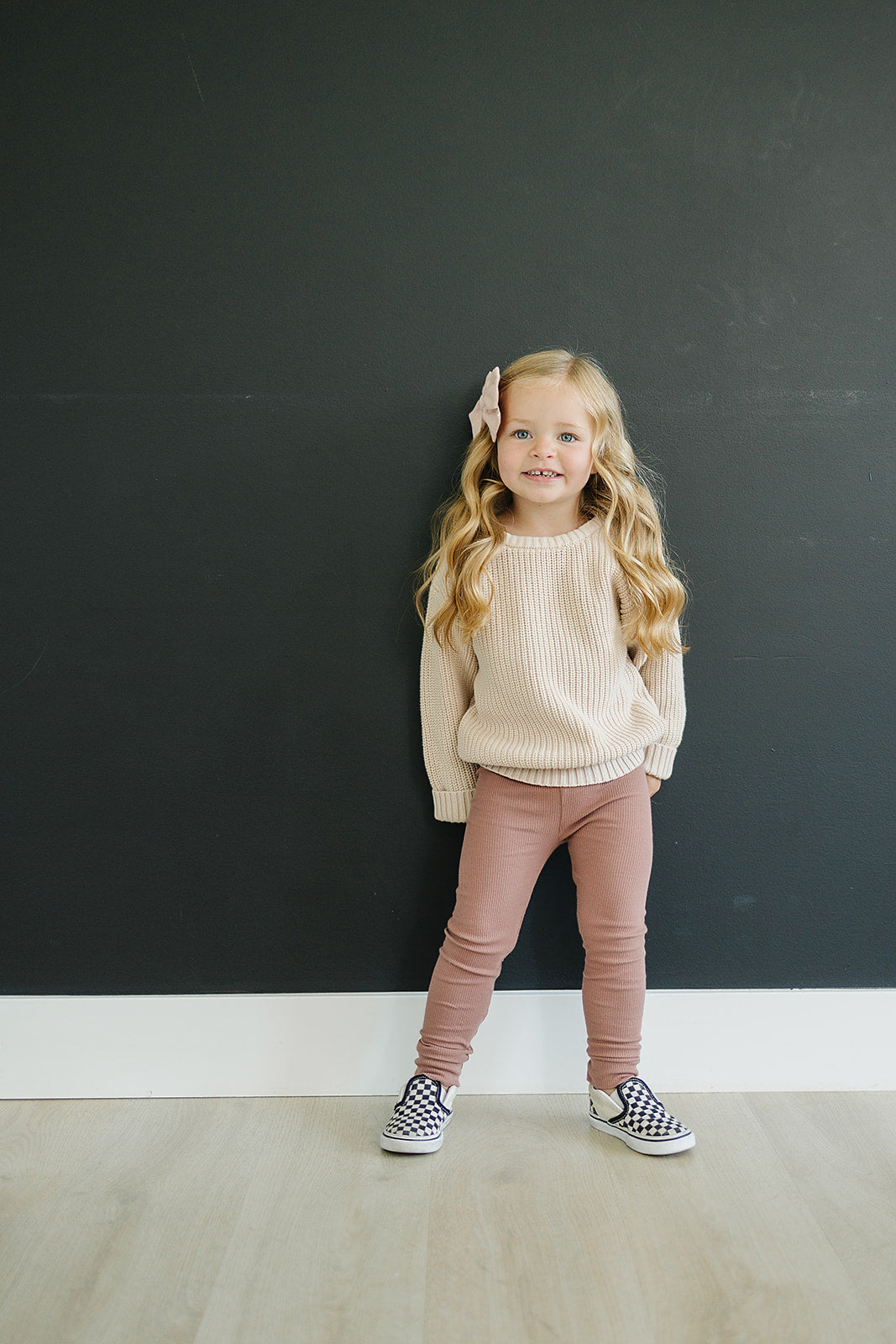 Dusty Rose Organic Leggings Mebie Baby