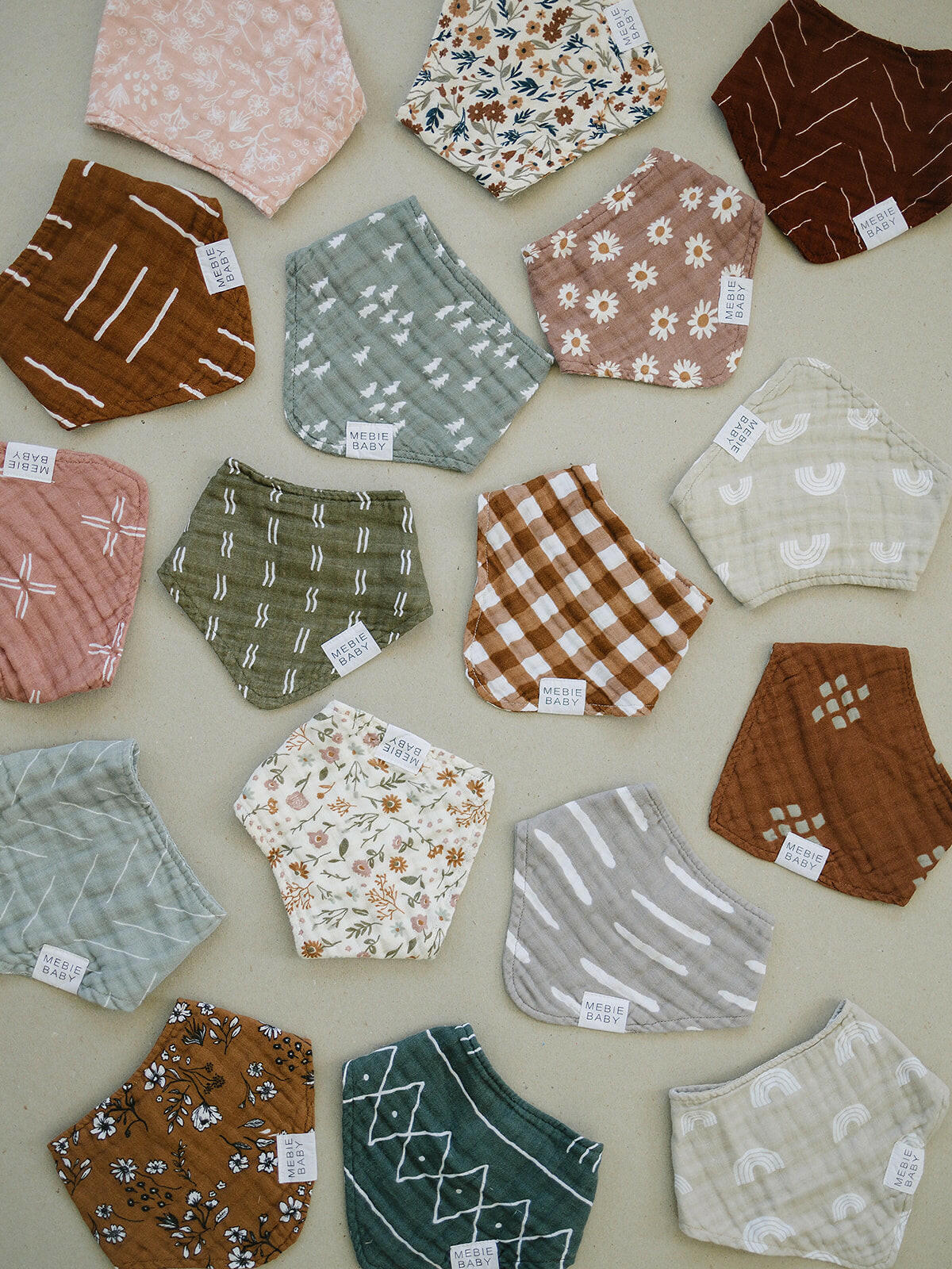 Chestnut Textiles Muslin Bib Mebie Baby