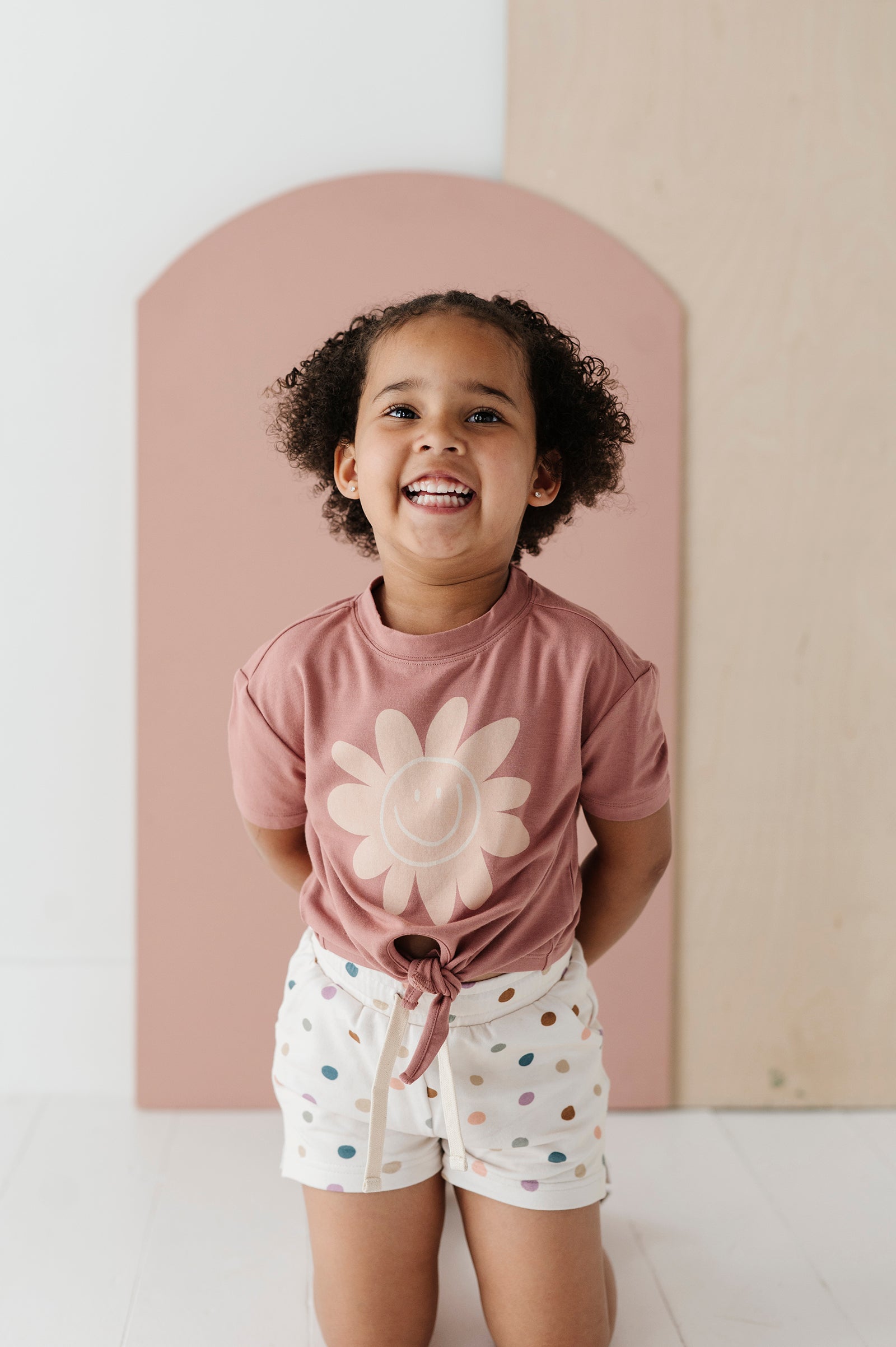 Girl's Tie Front Shirt