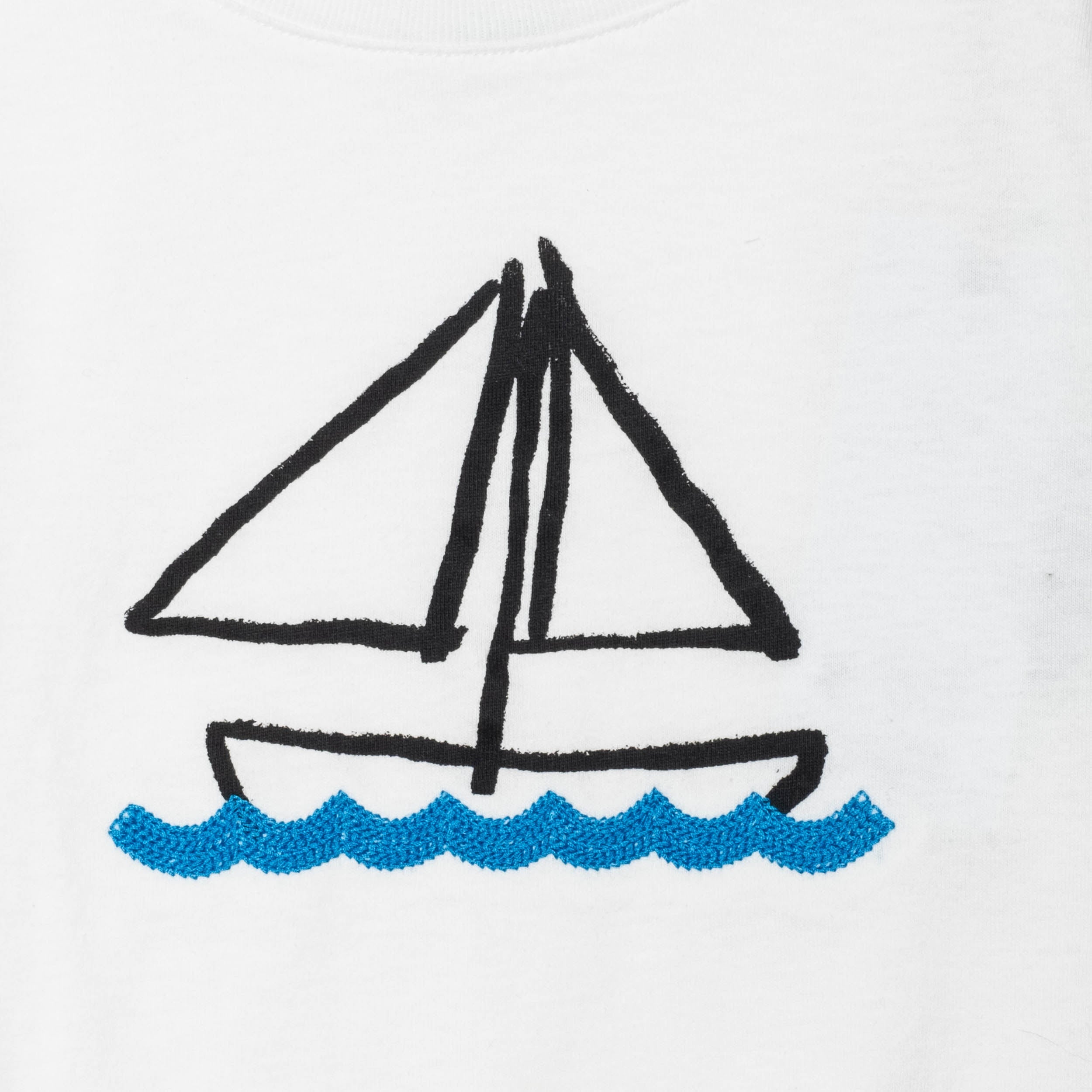 Recycled Cotton Sail Away Kid T-Shirt
