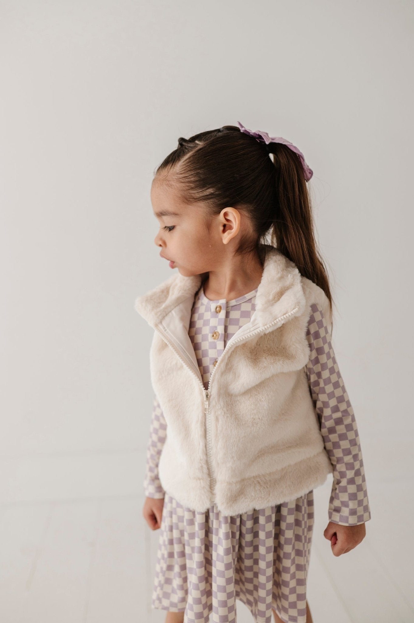 Girl's Fur Vest