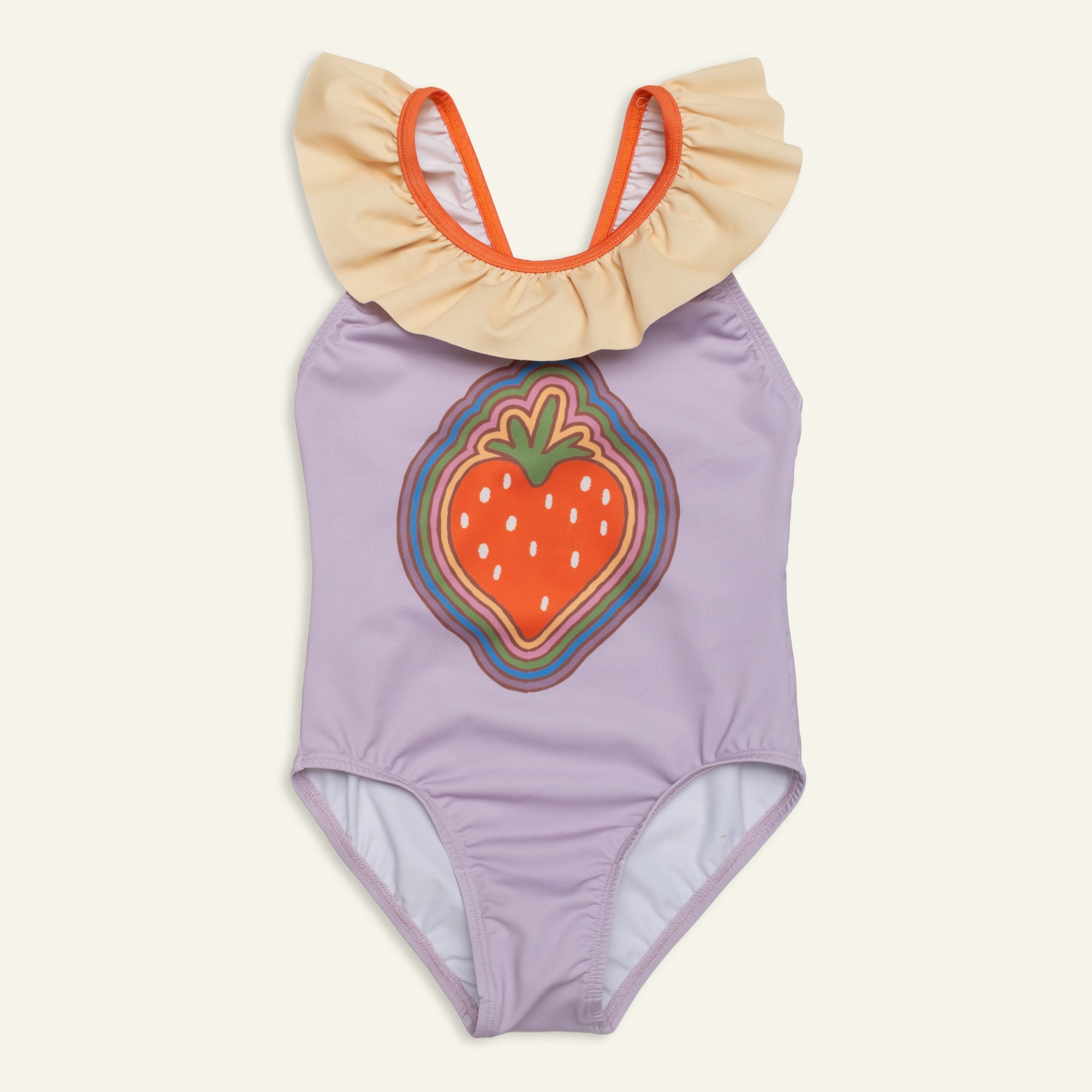 Strawberry Ruffle One Piece