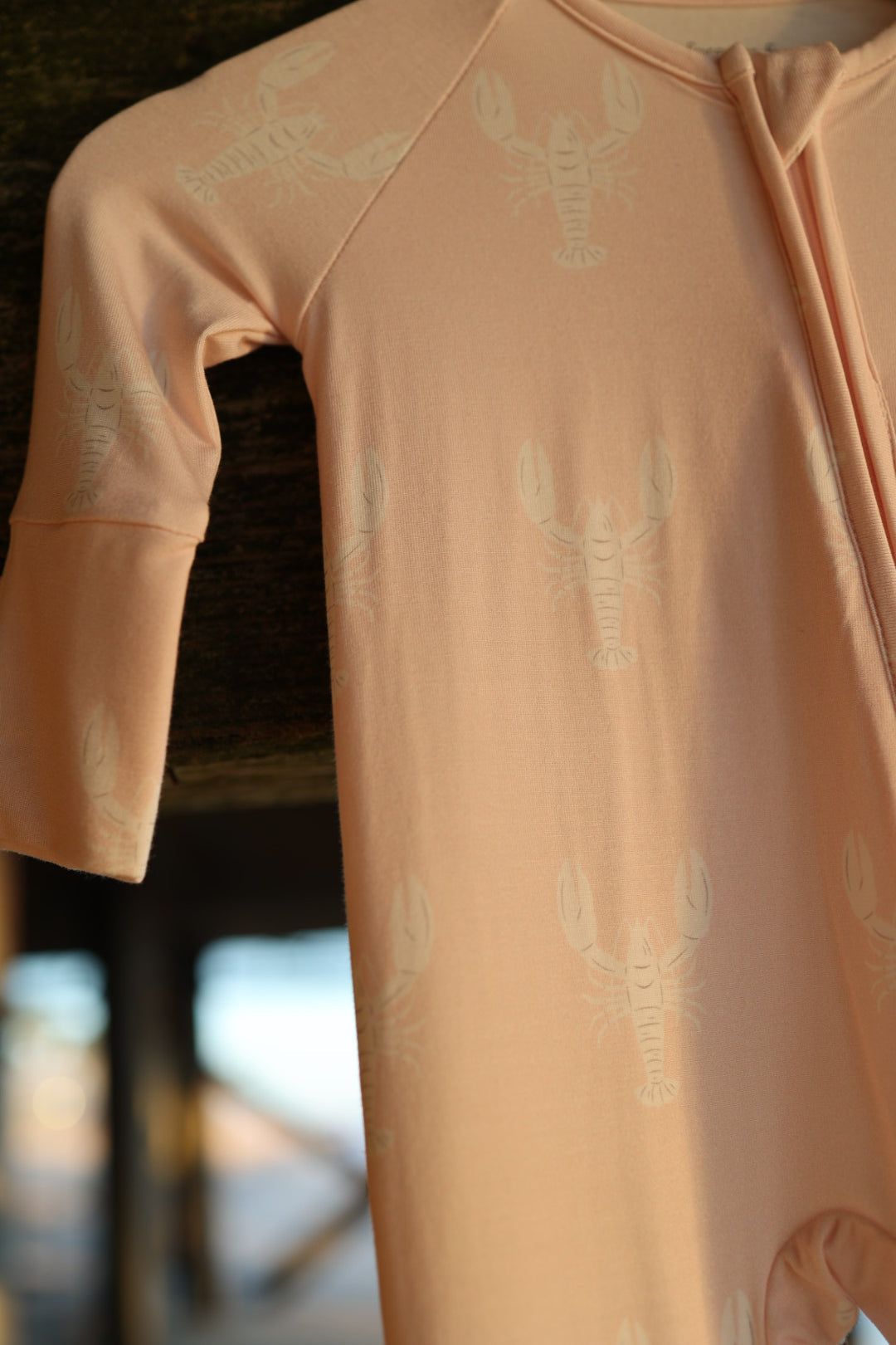 Bamboo Zip Pajamas | Pink Lobster