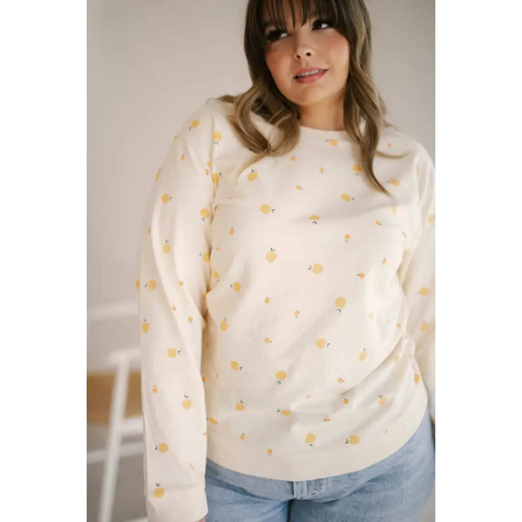 Peachy Keen Organic Cotton Pullover