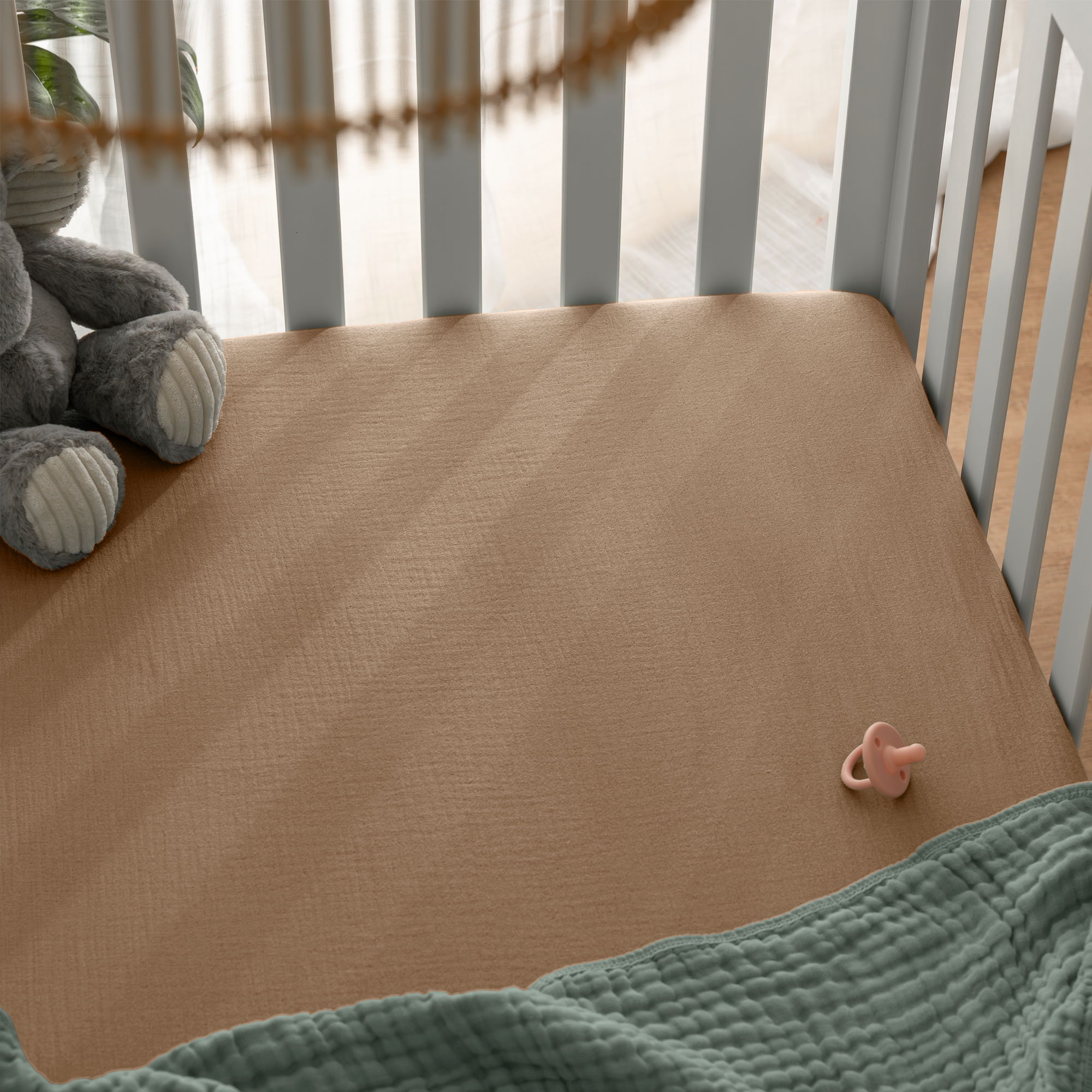 Muslin Fitted Crib Sheet