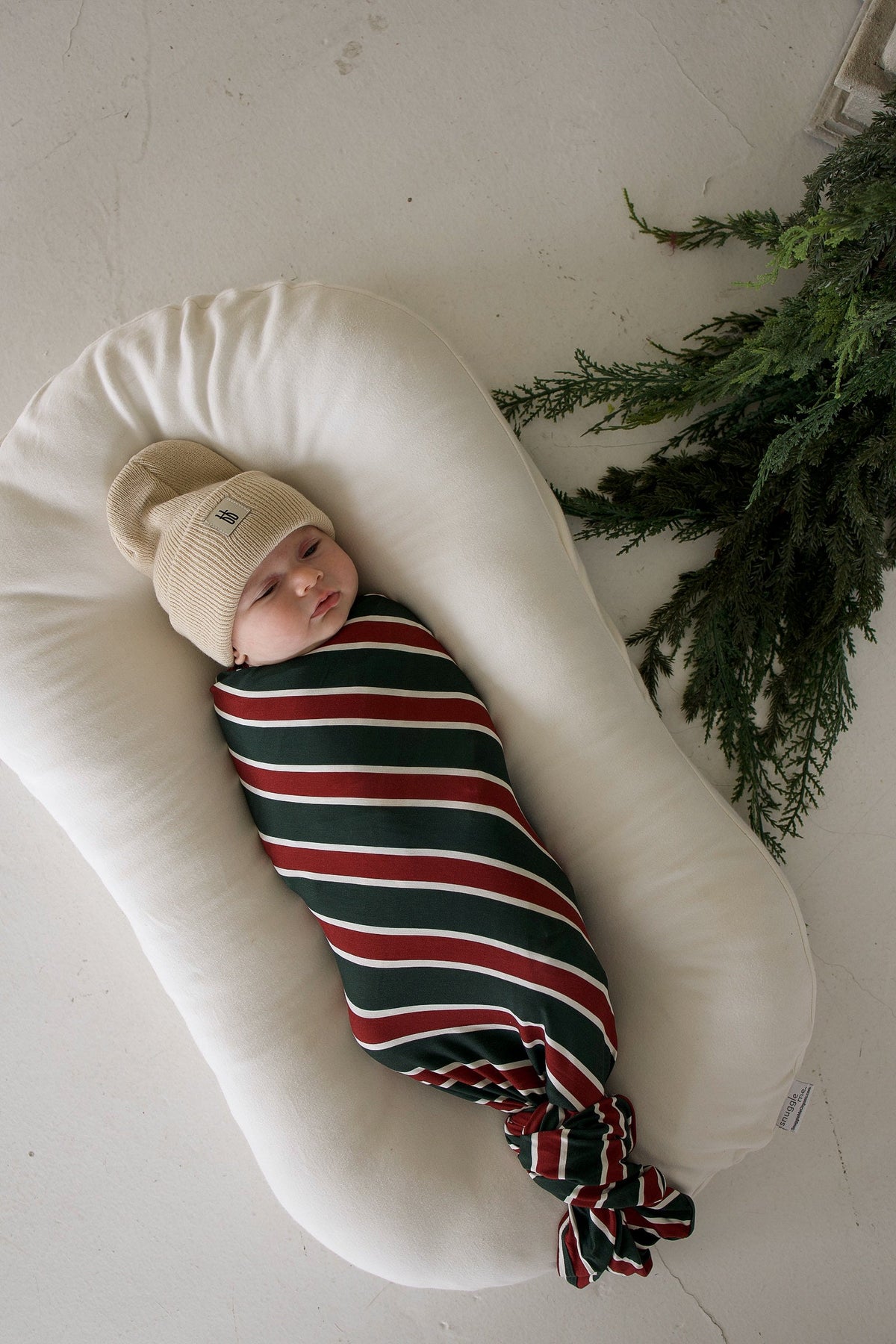 Bamboo Swaddle | Holiday Stripe