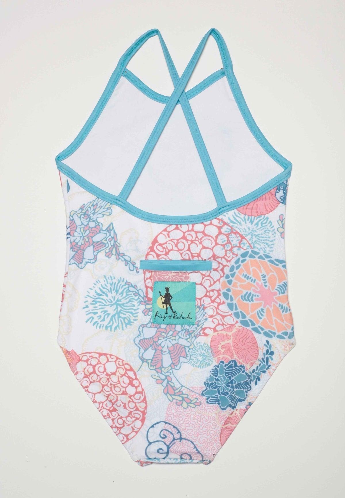 Ayla Full Piece Suit - Coral