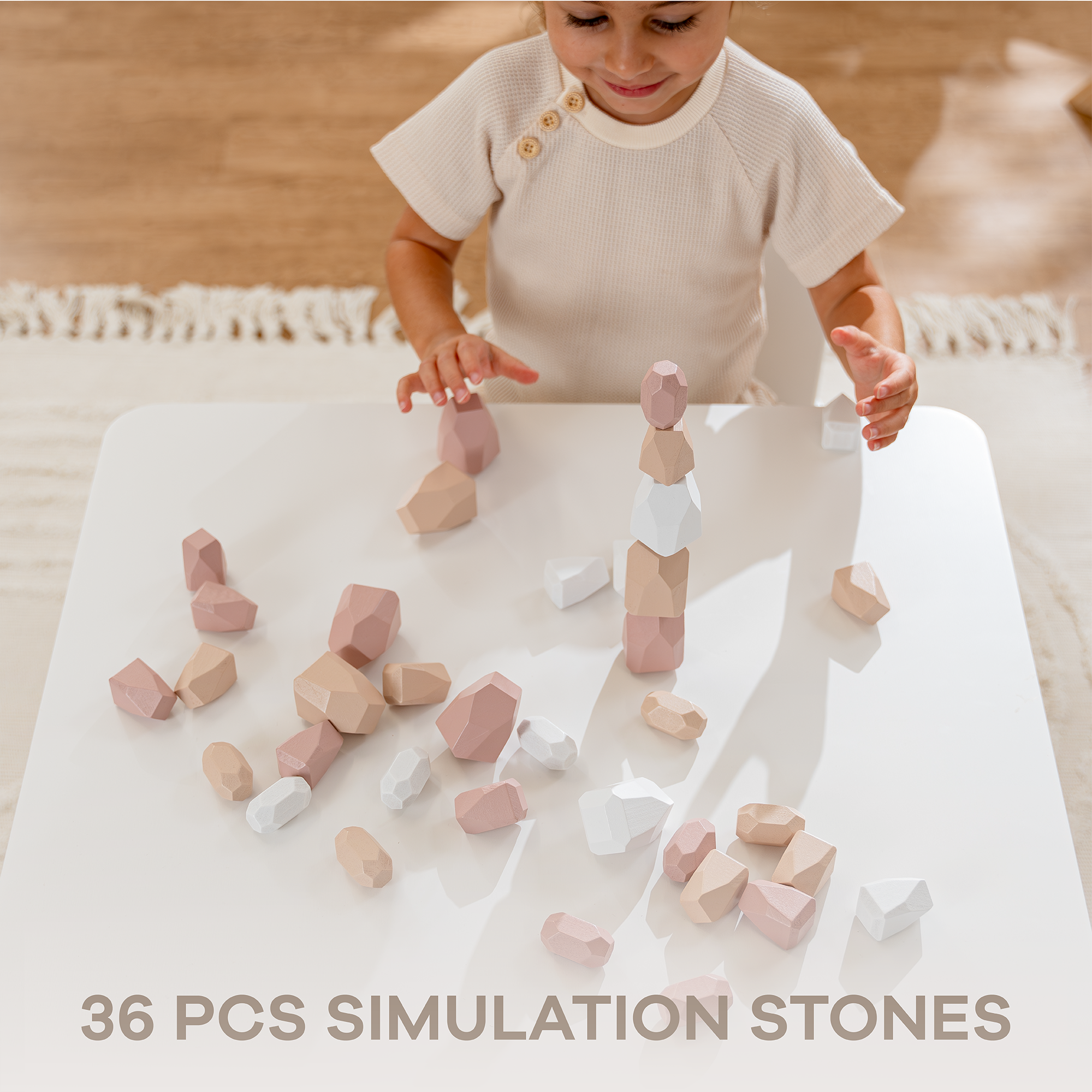 Stacking Blocks for Toddlers in Girl Pack
