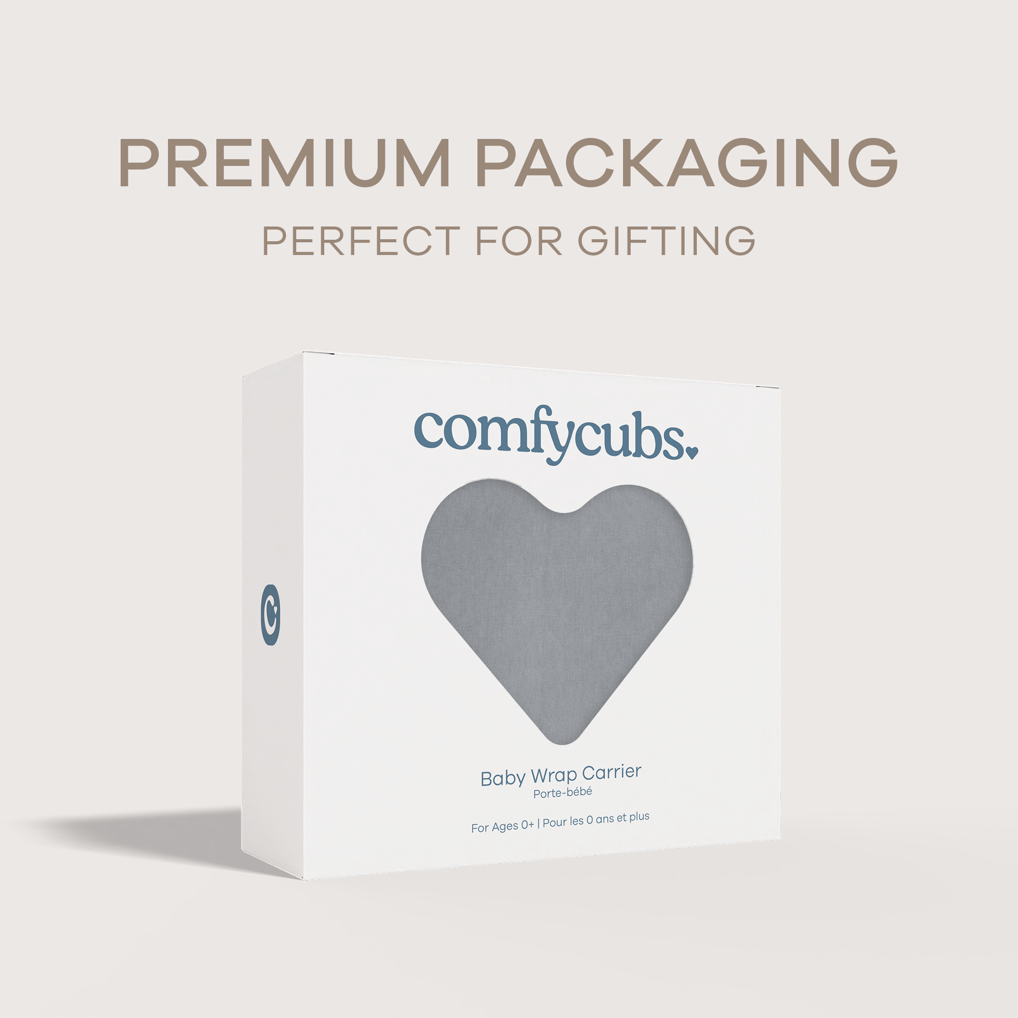 Baby Wrap Carrier in Slate Grey