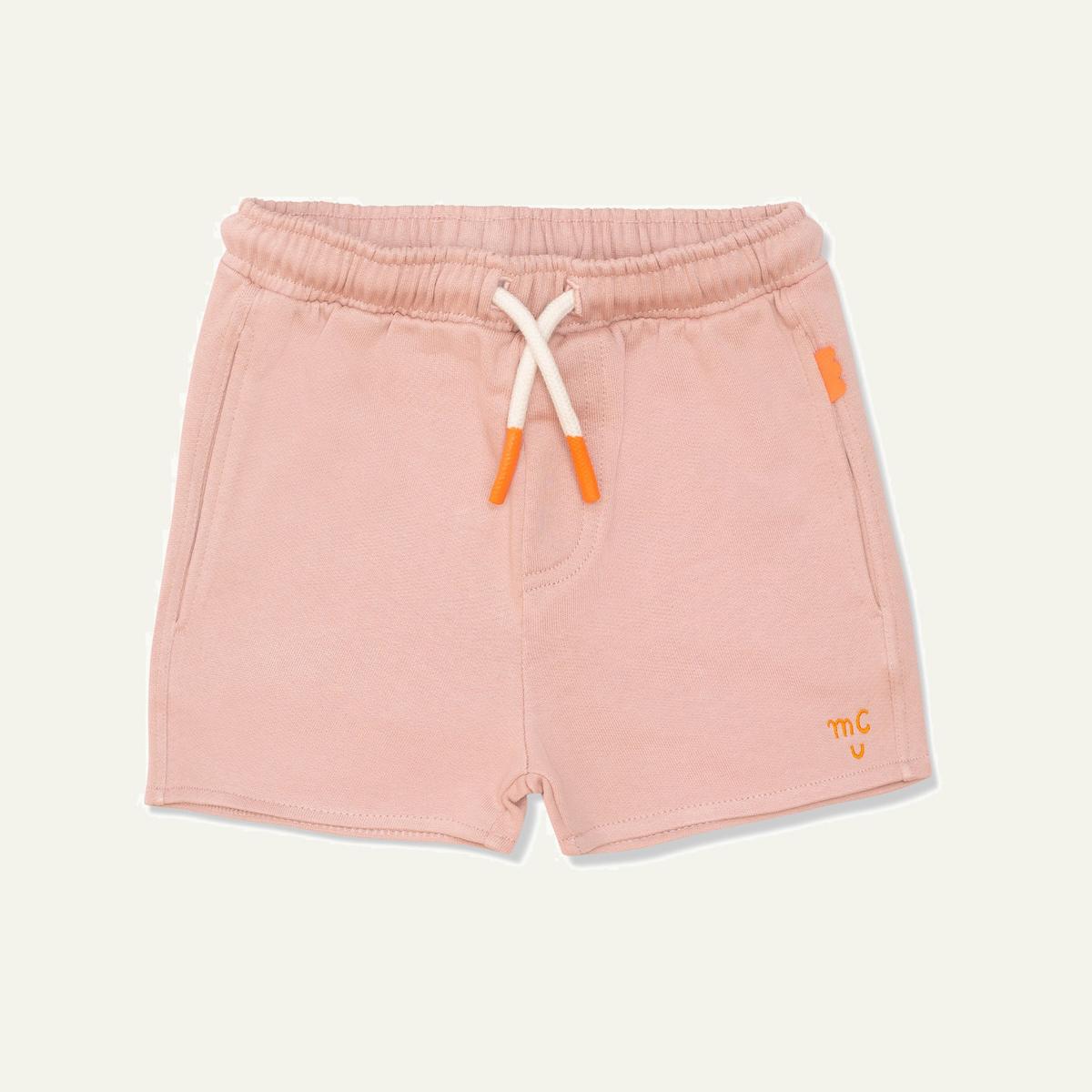 Recycled Cotton Sepia Cropped Girl Shorts - Sepia Rose