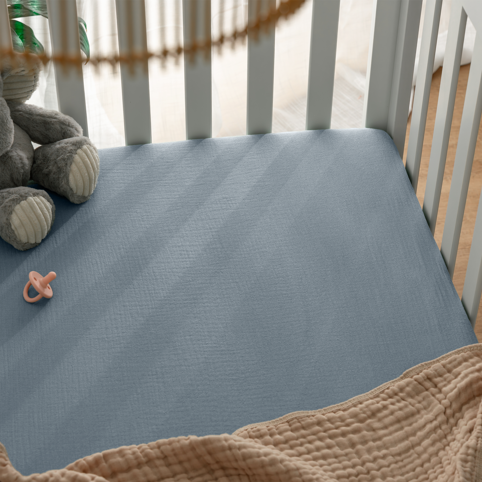 Muslin Fitted Crib Sheet