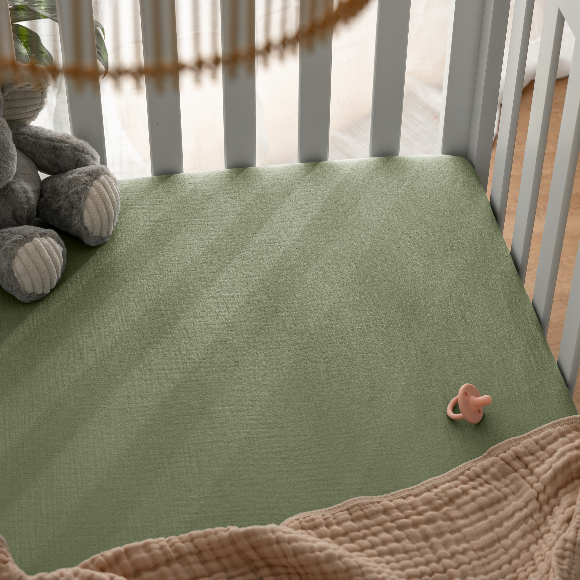 Muslin Fitted Crib Sheet