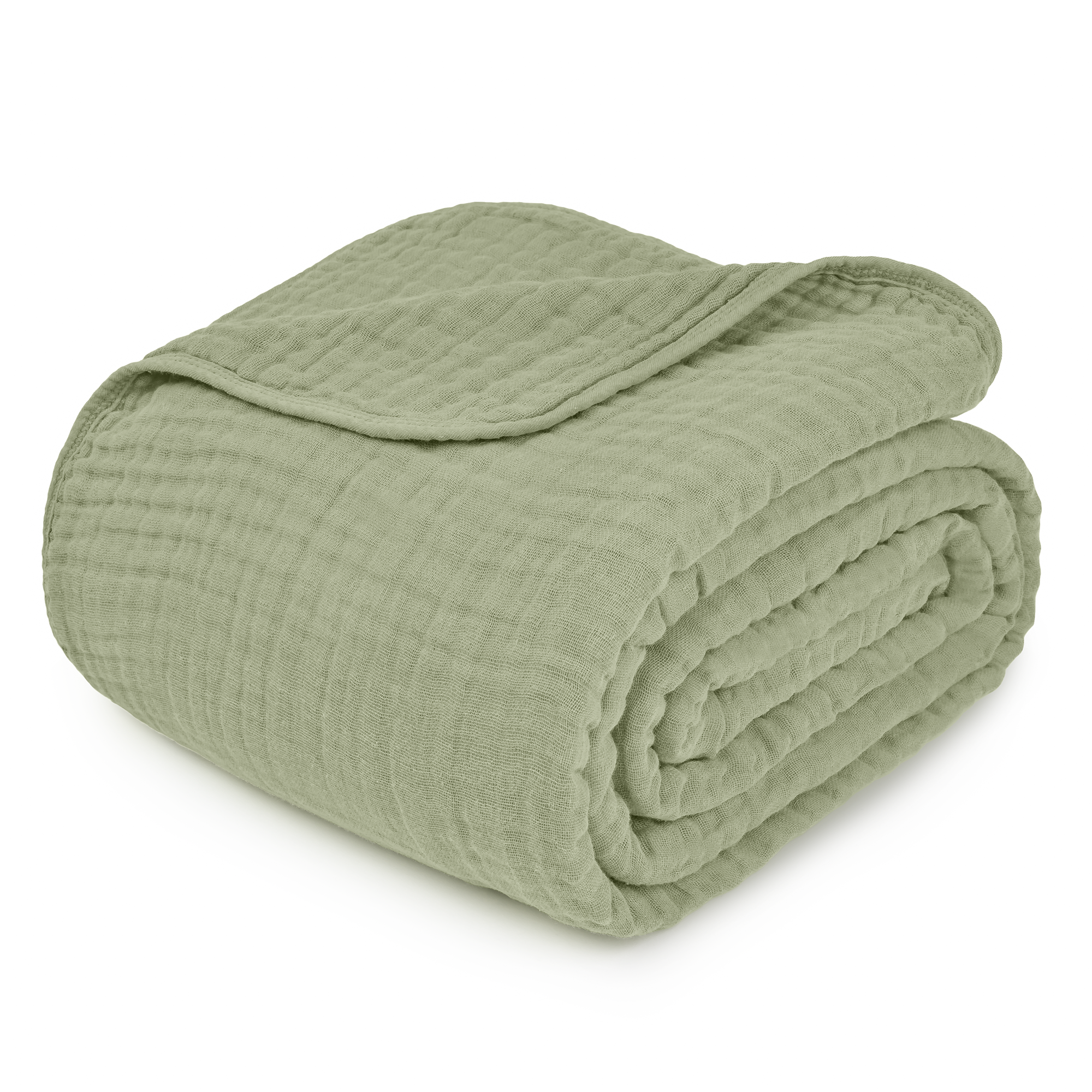 Adult Muslin Blanket in Sage