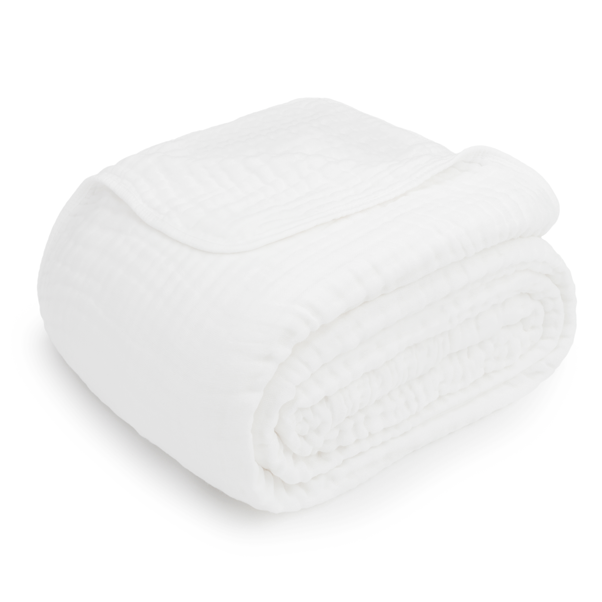 Adult Muslin Blanket in White