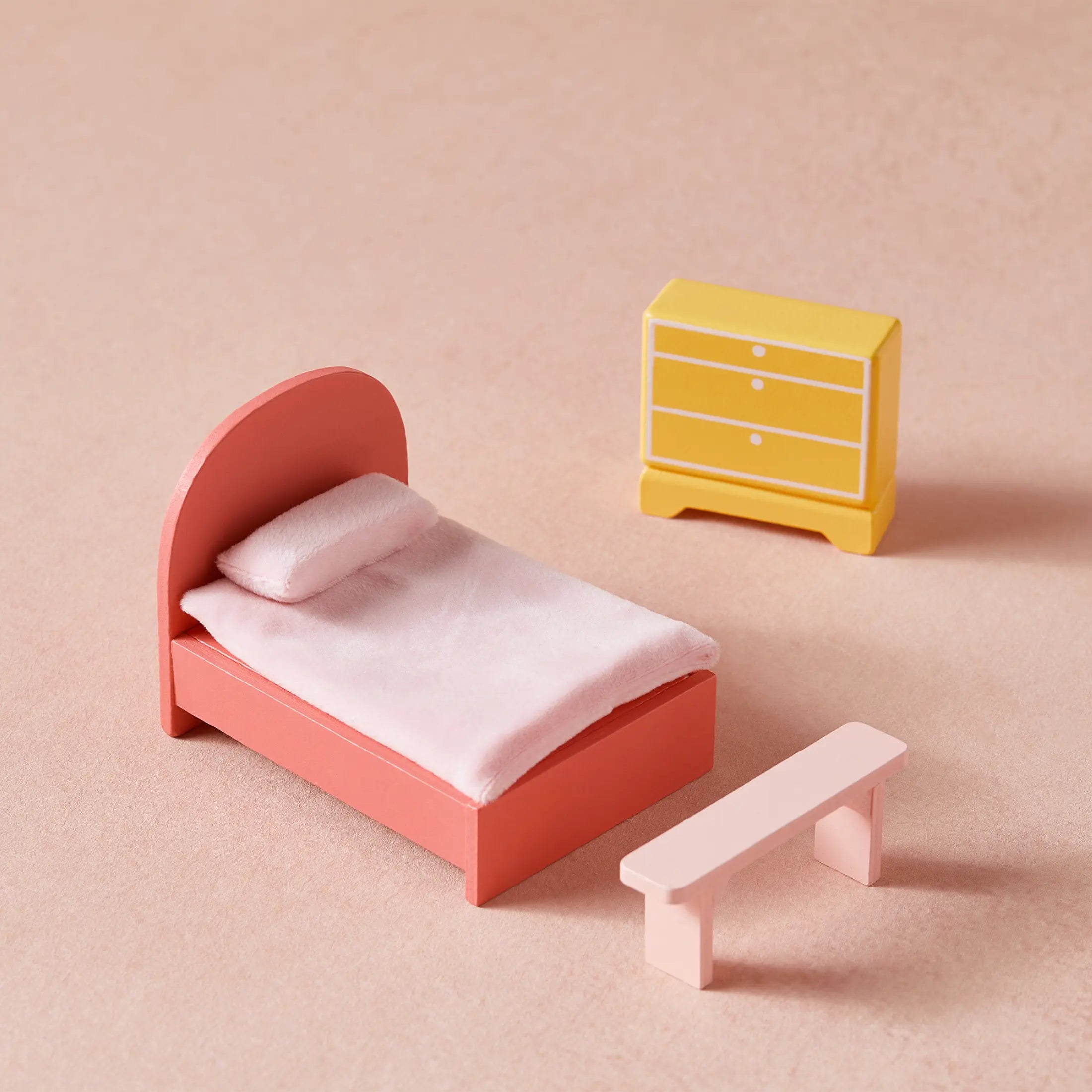 Tiny Land® Love Dollhouse with 30 Furniture Dollhouse Tiny Land