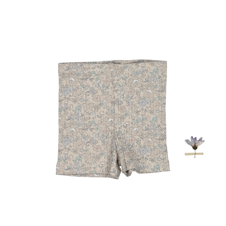 The Printed Short - Elise Ribbed