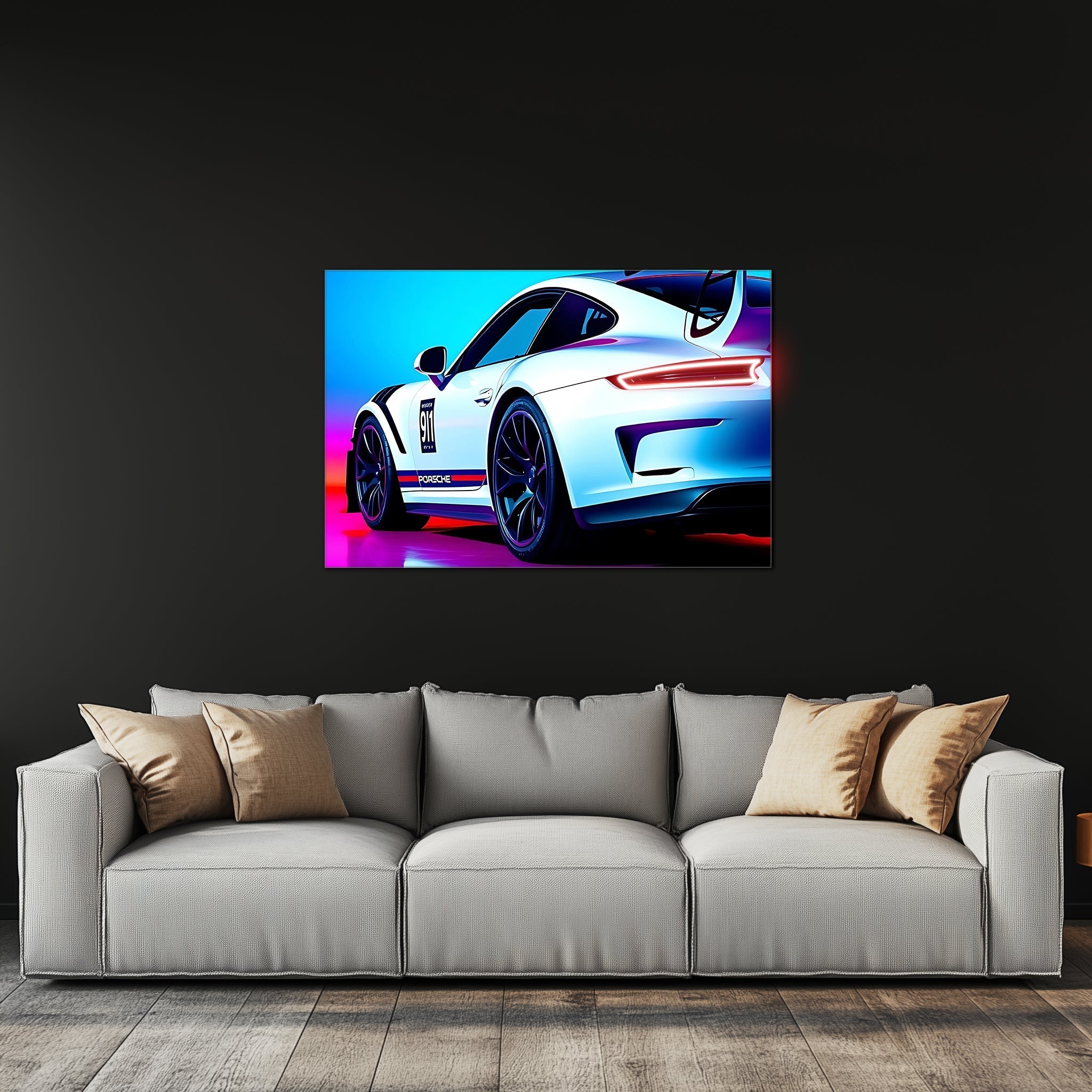 Car light up sign, Car neon light sign, Car wall art lighted, Car led wall decor, Car led sign, Garage neon sign, Neon painting art For Man - UvCar25