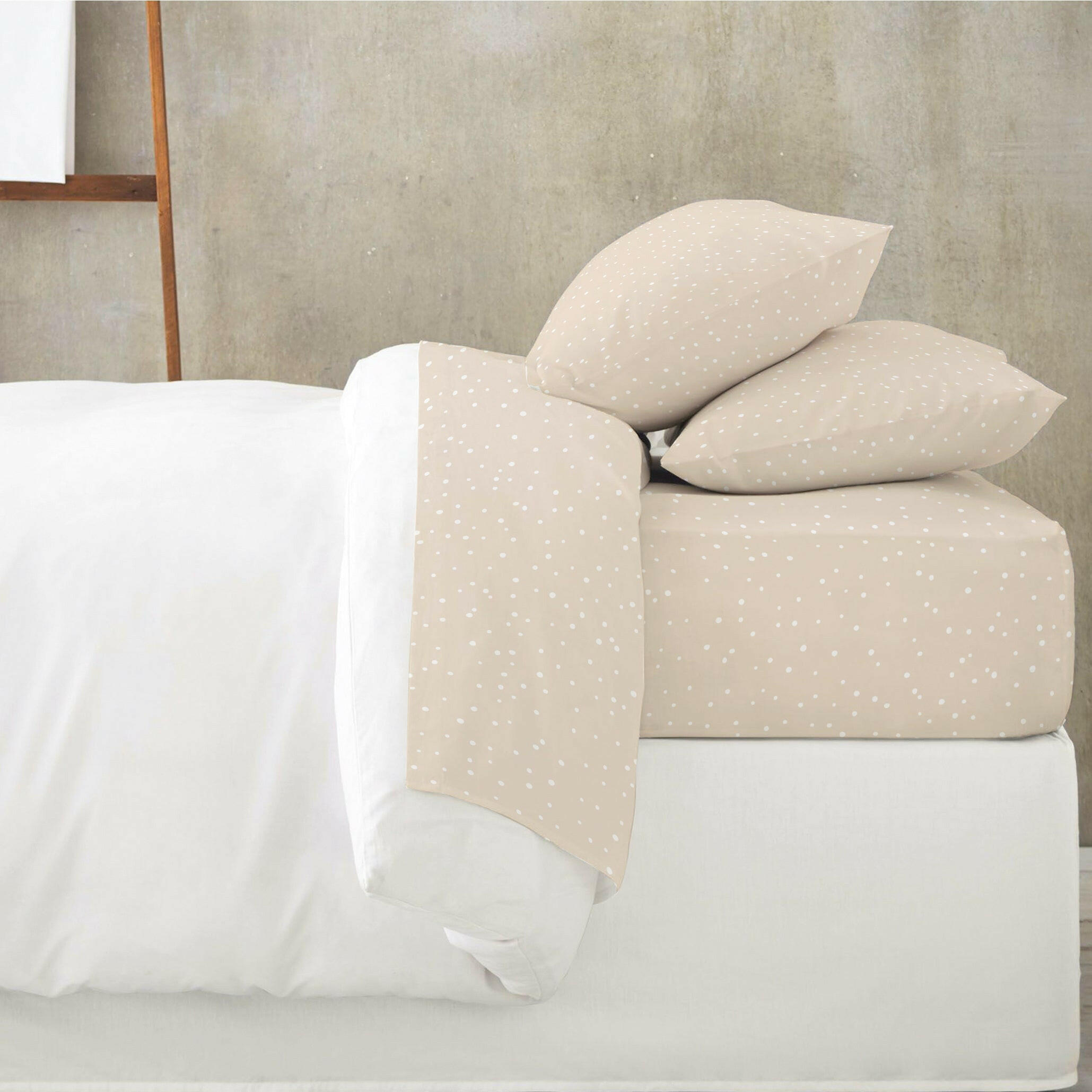 Organic Cotton Sheet Set - Polka Dots Sheet Set Makemake Organics