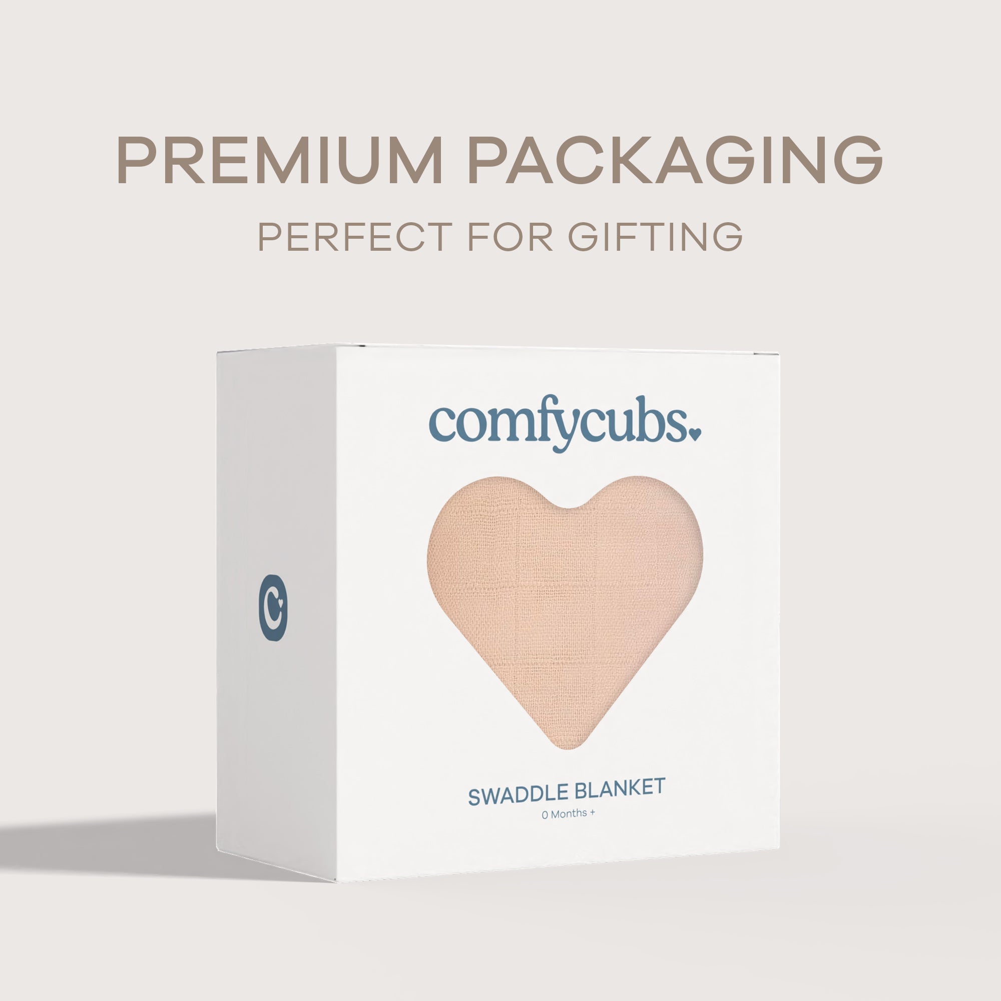 Muslin Swaddle Blanket in Blush, 1 Pack