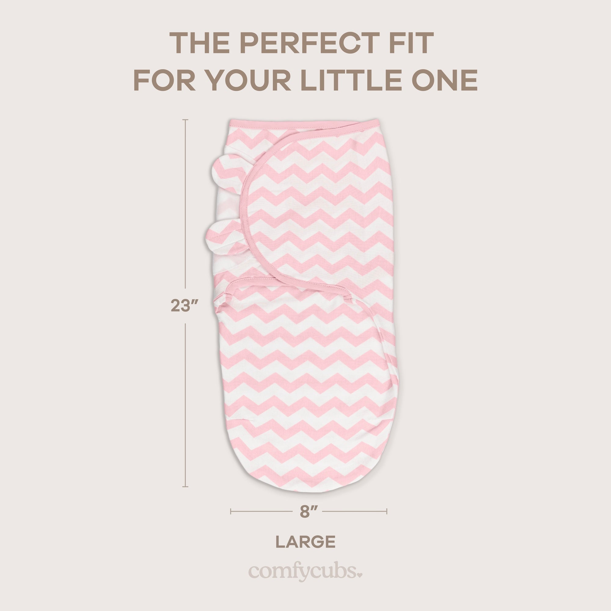 Easy Swaddle Blankets in Pink, Pack of 3