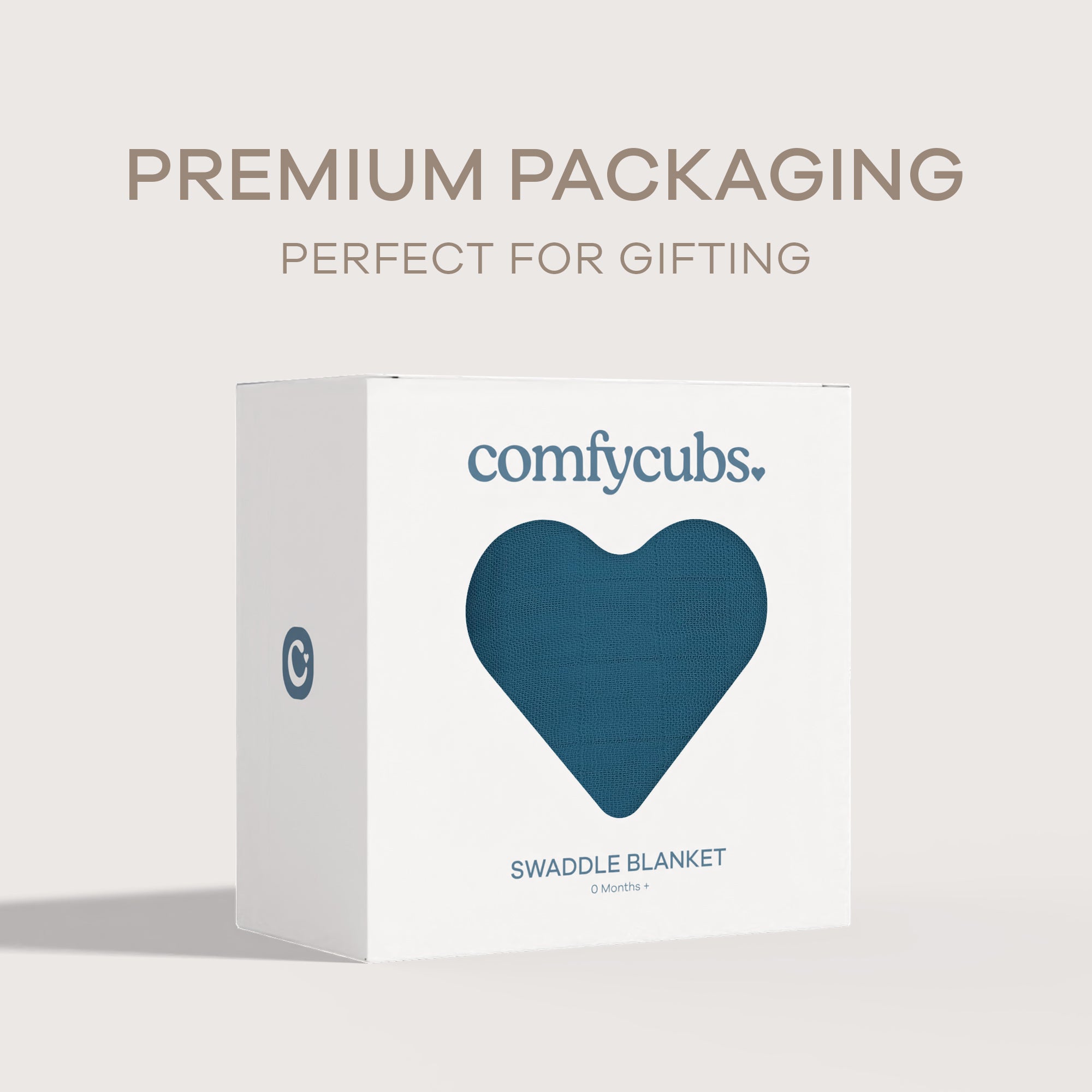 Muslin Swaddle Blanket in Neptune, 1 Pack