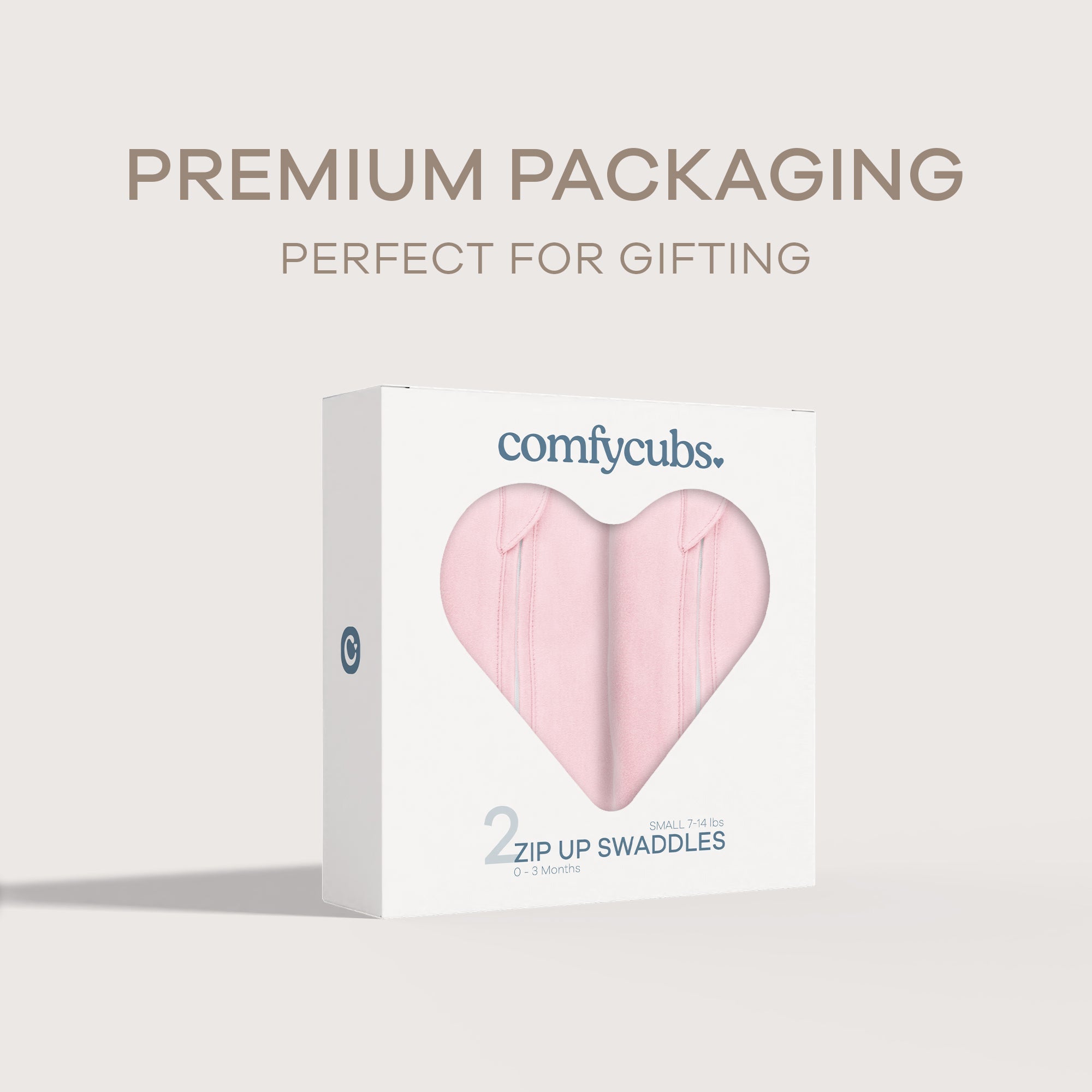 Easy Zipper Swaddle Blankets in Pink