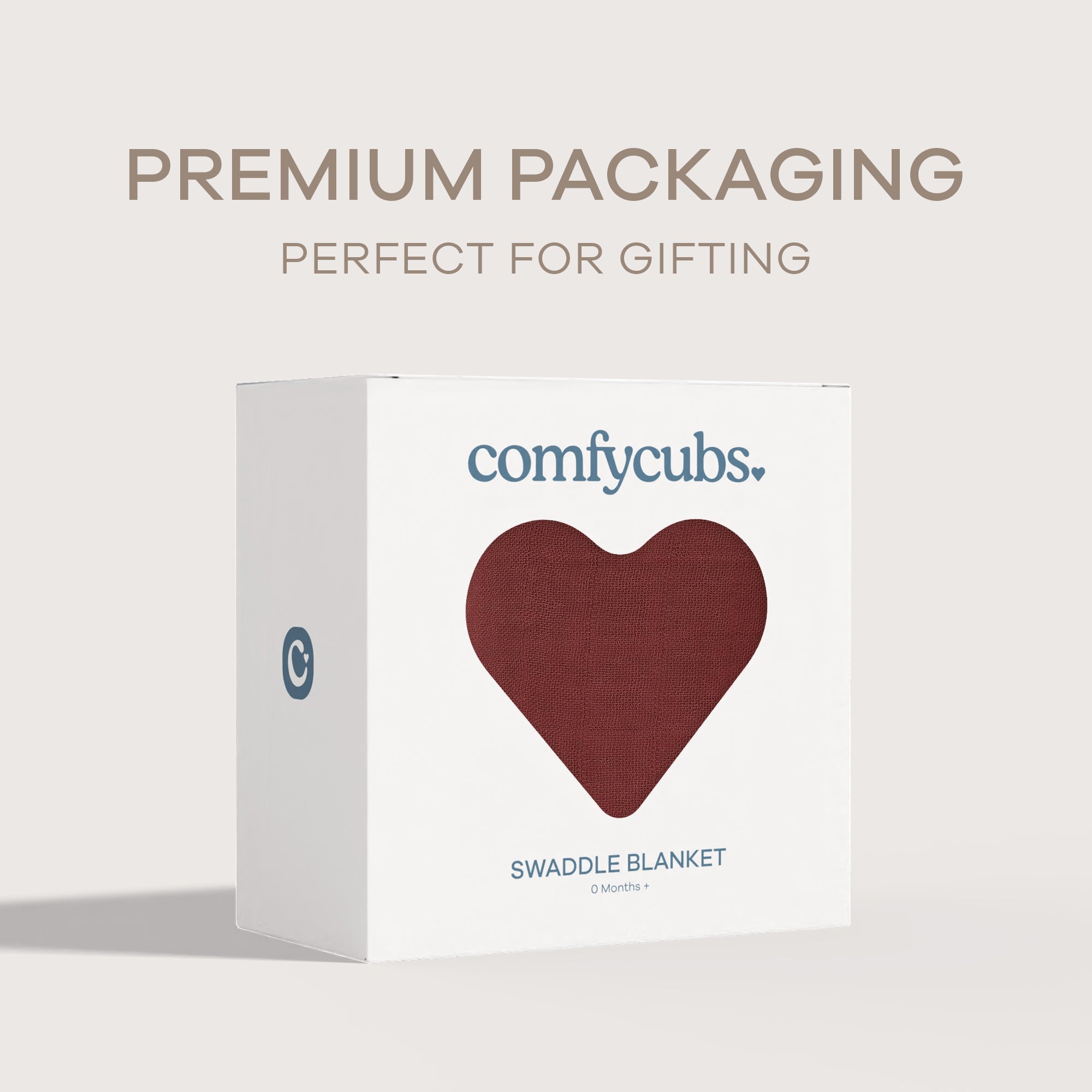 Muslin Swaddle Blanket in Wine, 1 Pack