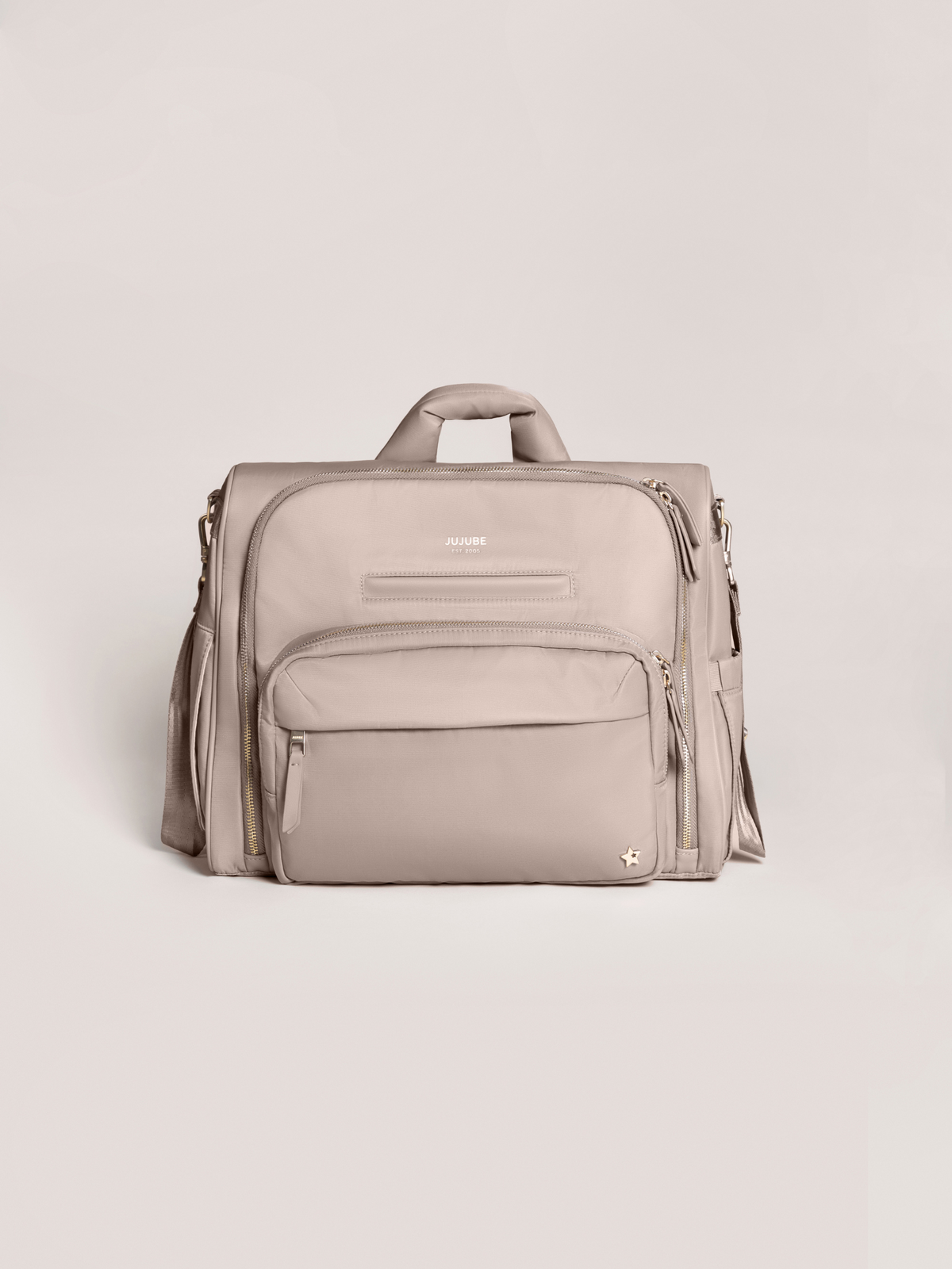 Satchel Diaper Bag - Taupe display picture 1