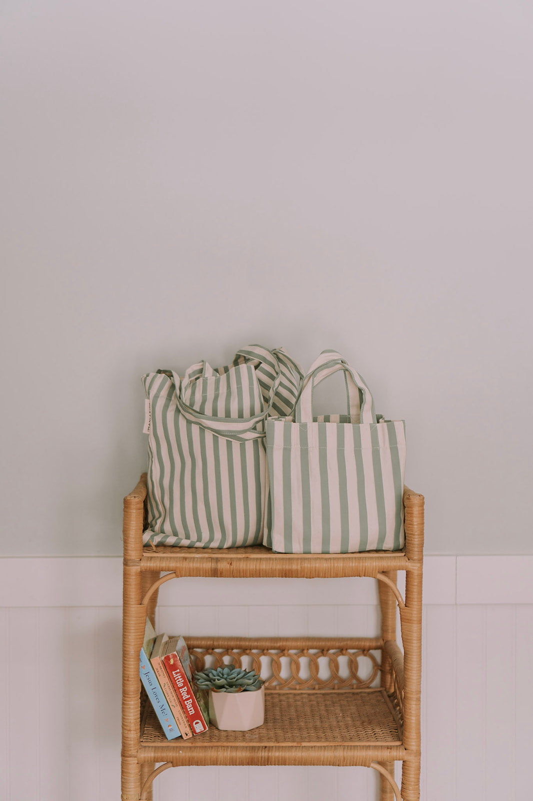 Brave Canvas Tote + Mini Tote Bag Set