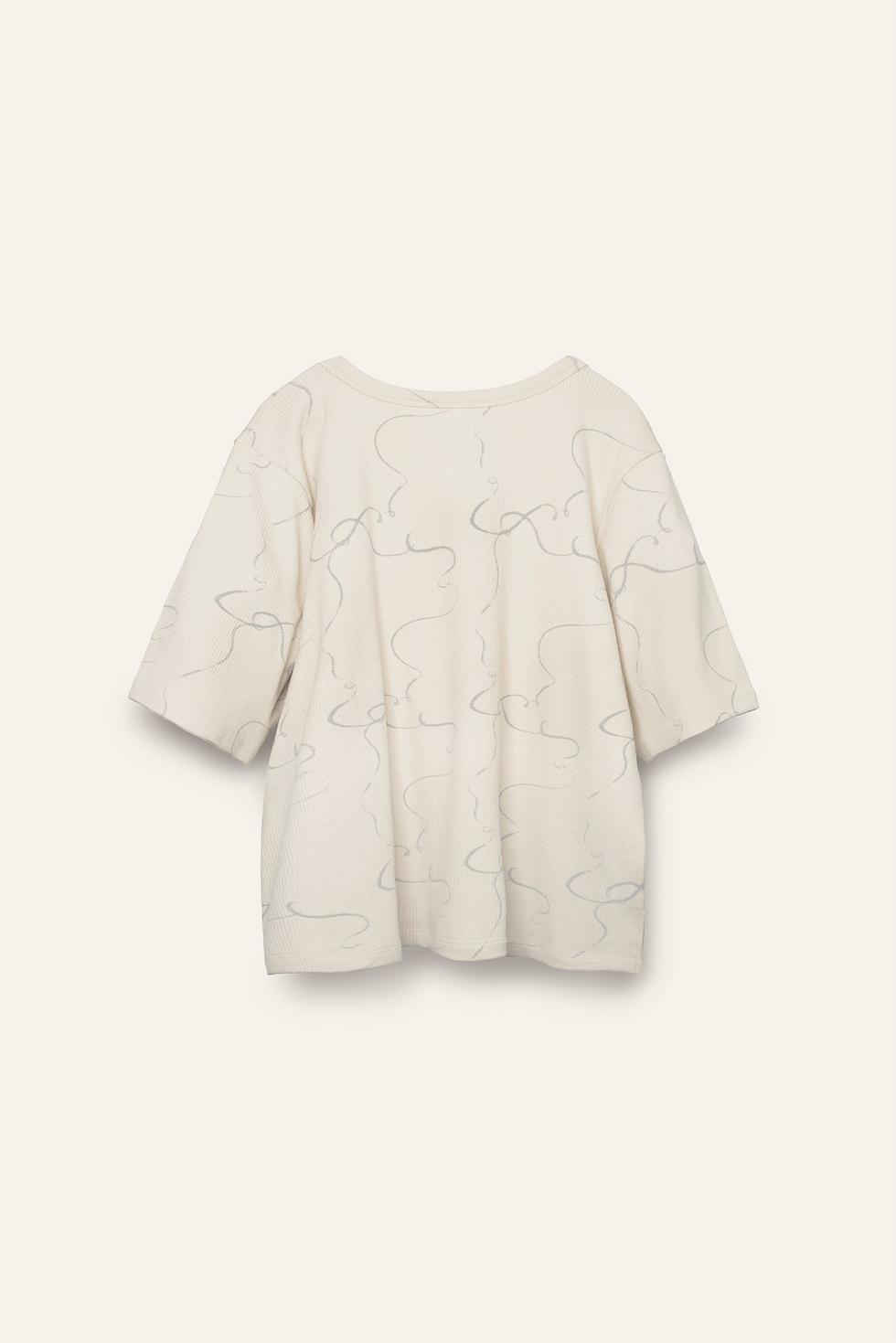 Women's Organic Pima Cotton Lounge Tee - Breeze